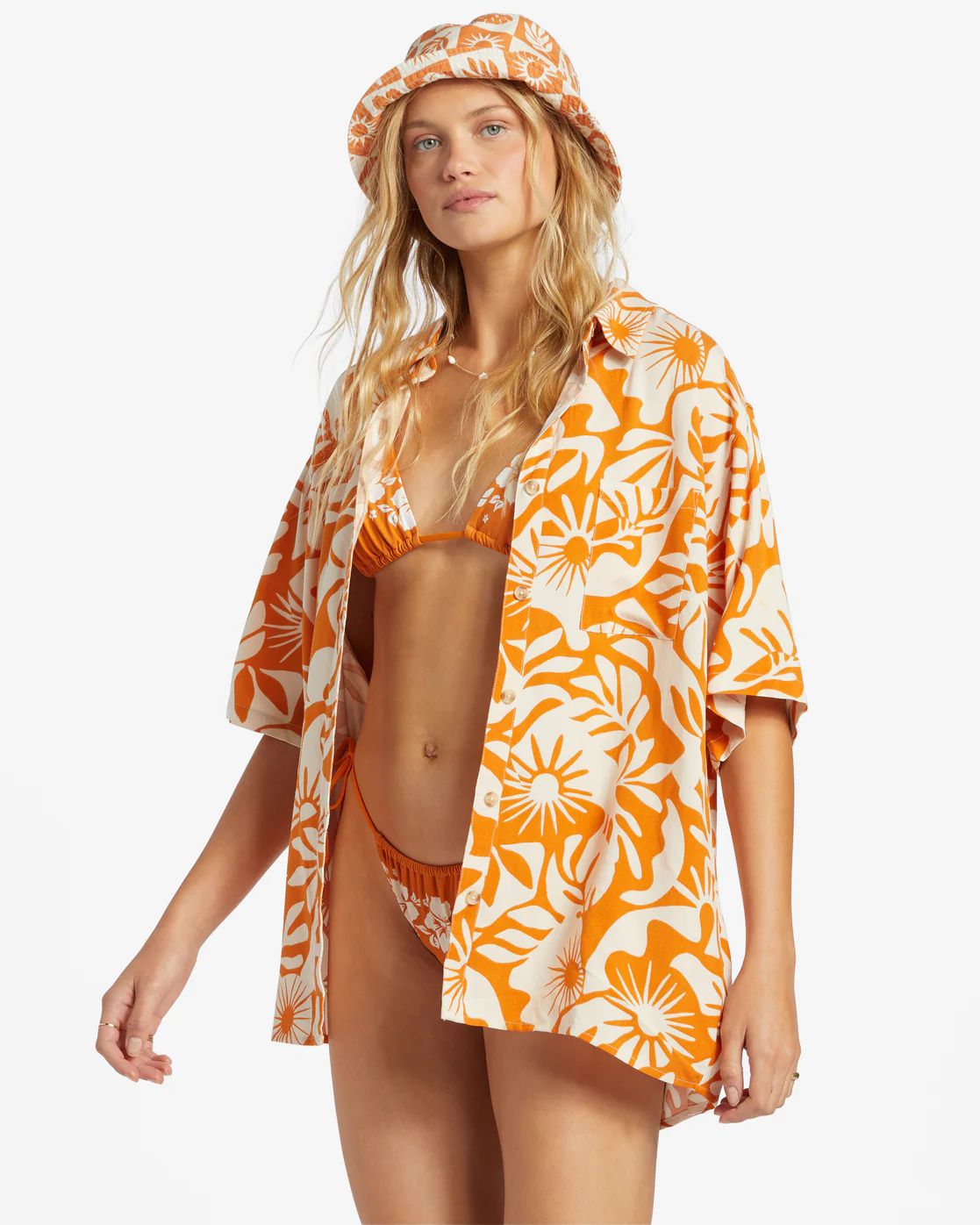 Billabong On Vacation Woven Shirt - Dried Mango -Biliabong Outlet