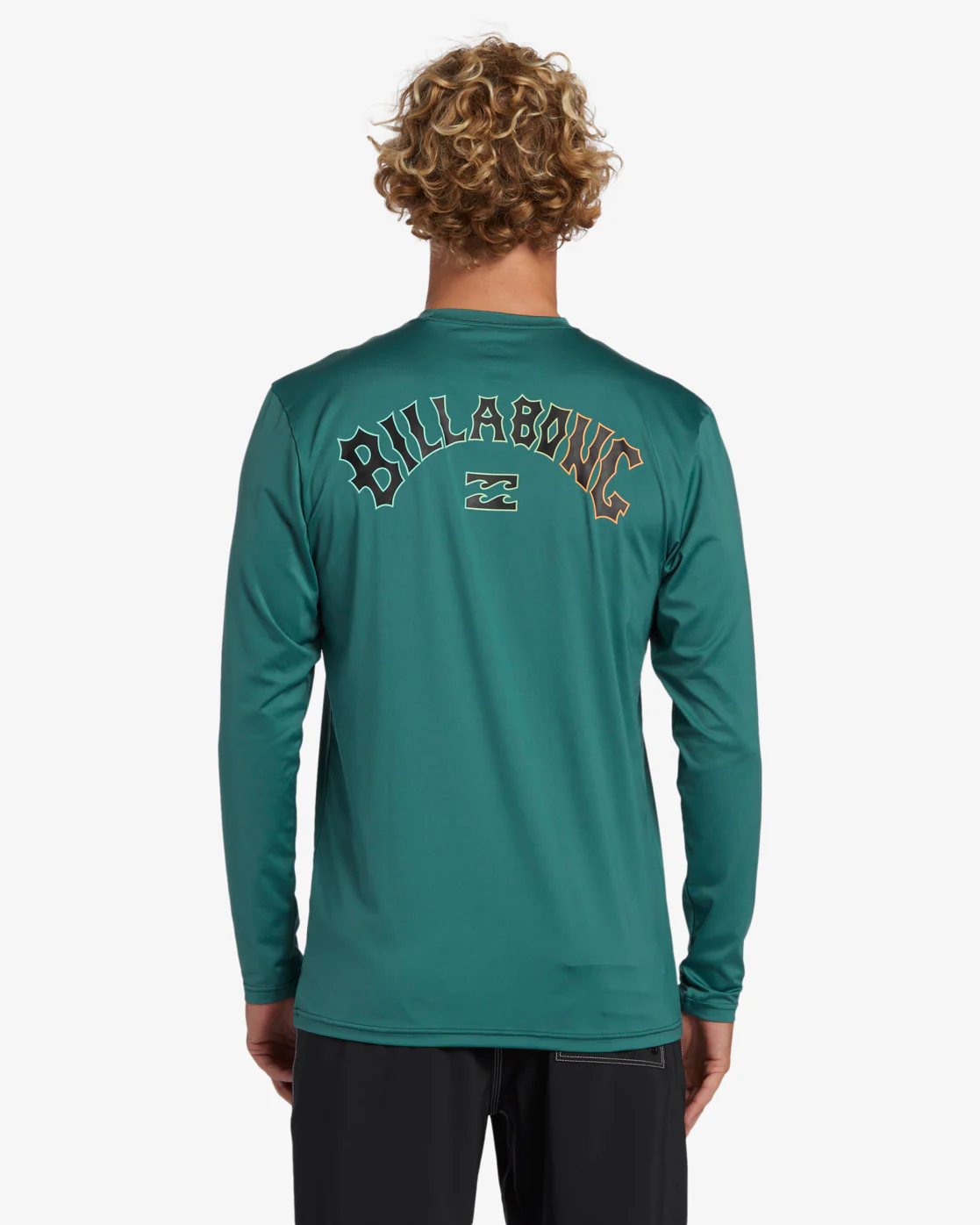Billabong Arch Fill Loose Fit Long Sleeve Surf Tee - Billiard -Biliabong Outlet