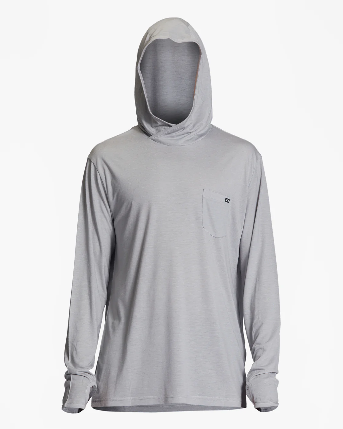 Billabong Eclipse Hooded Long Sleeve Surf T-Shirt - Alloy -Biliabong Outlet