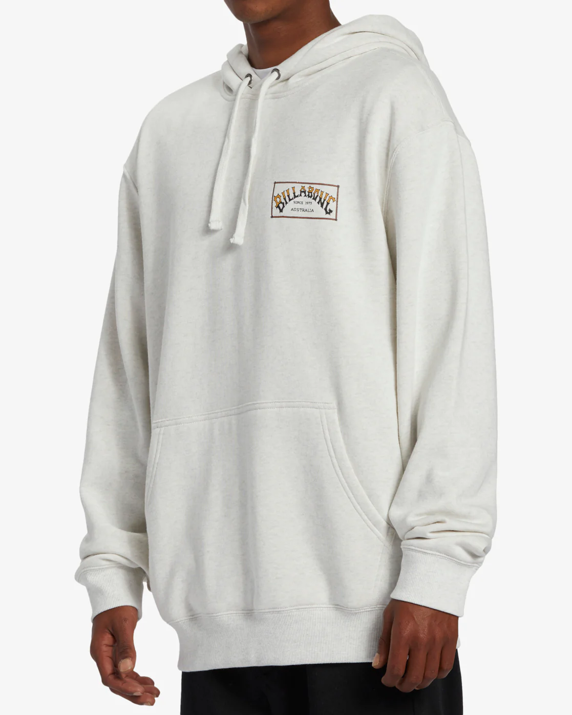 Billabong Short Sands Pullover Sweatshirt - Light Grey Heather -Biliabong Outlet