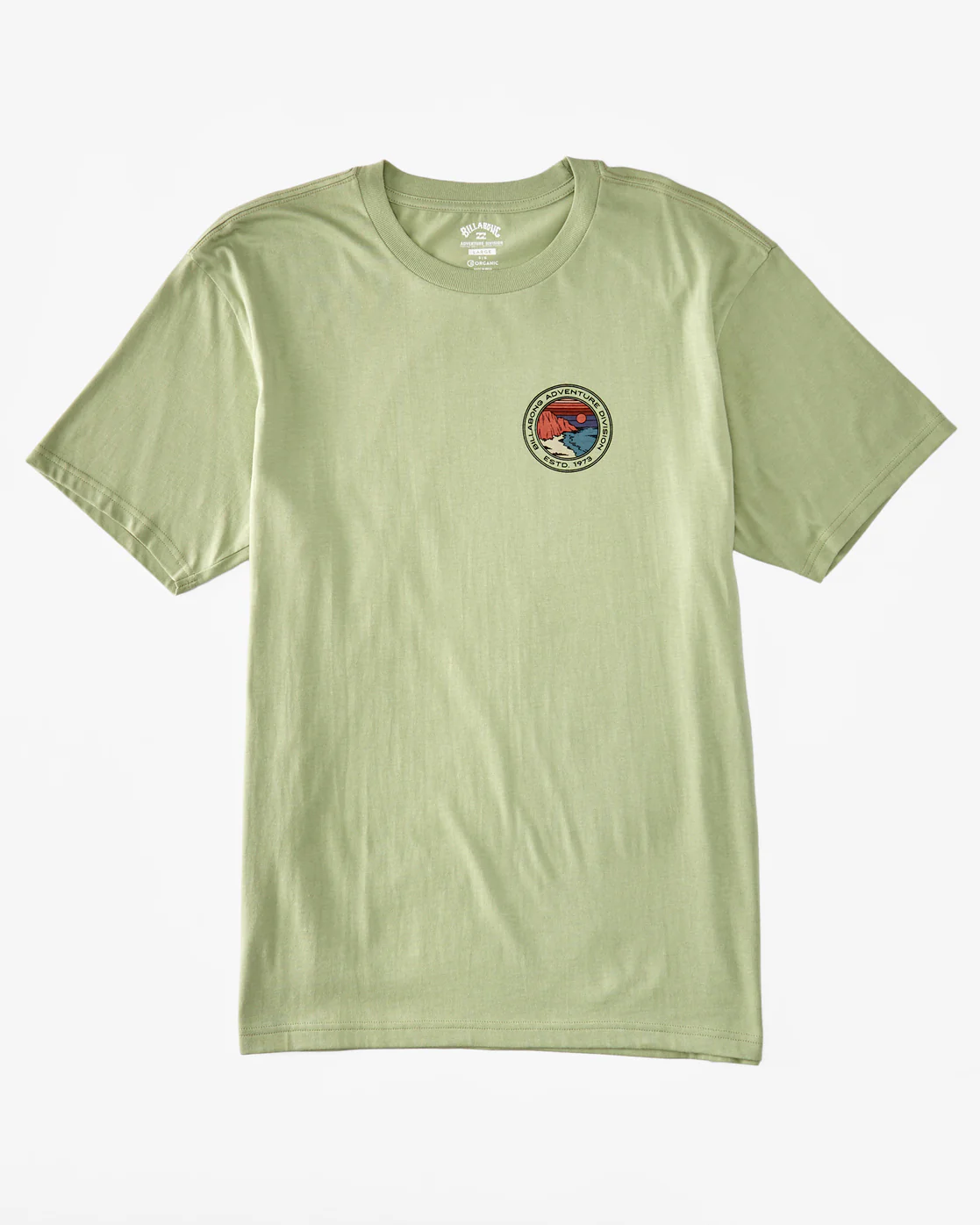 Billabong Rockies T-Shirt - Light Sage -Biliabong Outlet
