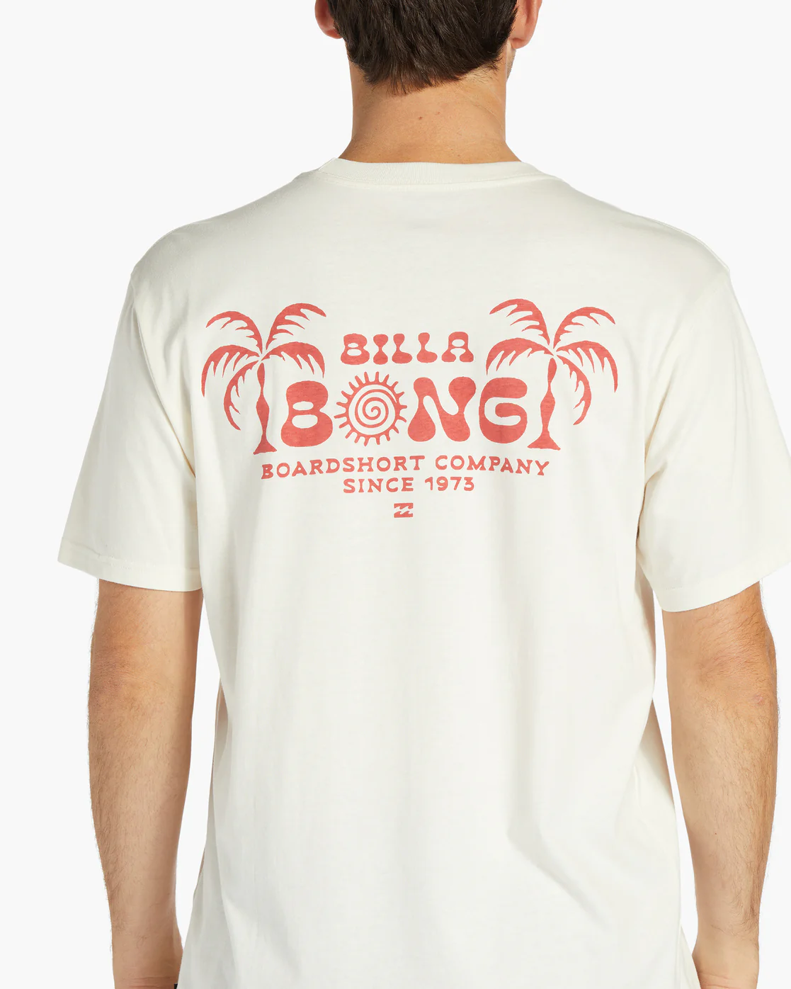 Billabong Lounge Short Sleeve T-Shirt - Off White -Biliabong Outlet