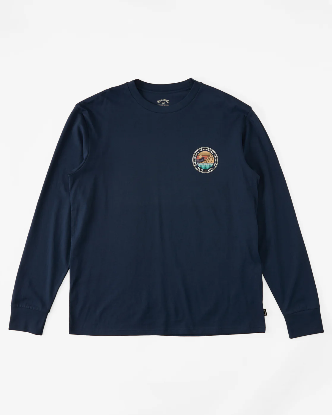 Billabong Rockies Long Sleeve T-Shirt - Dark Blue -Biliabong Outlet