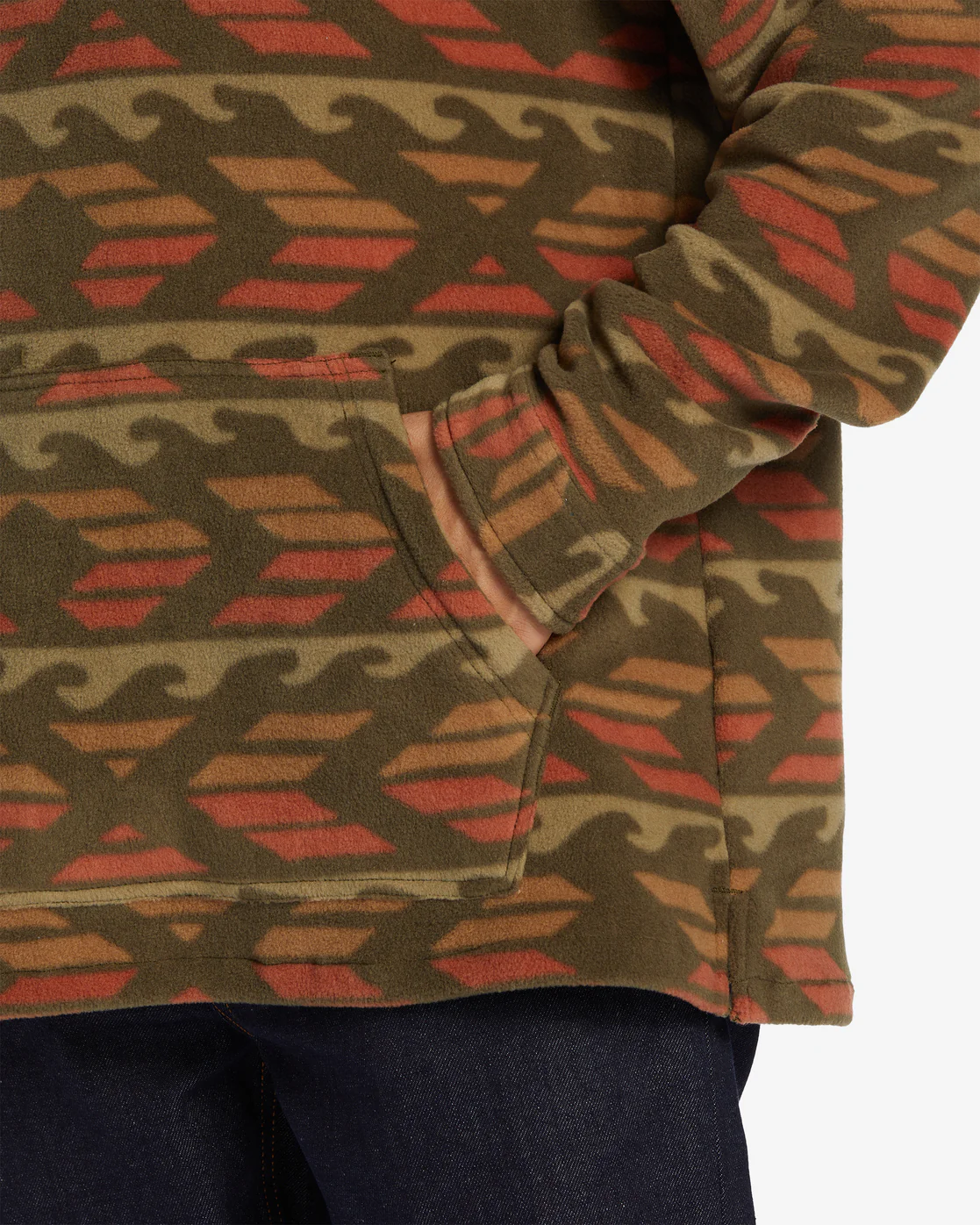 Billabong Furnace Fleece - Dark Brown -Biliabong Outlet