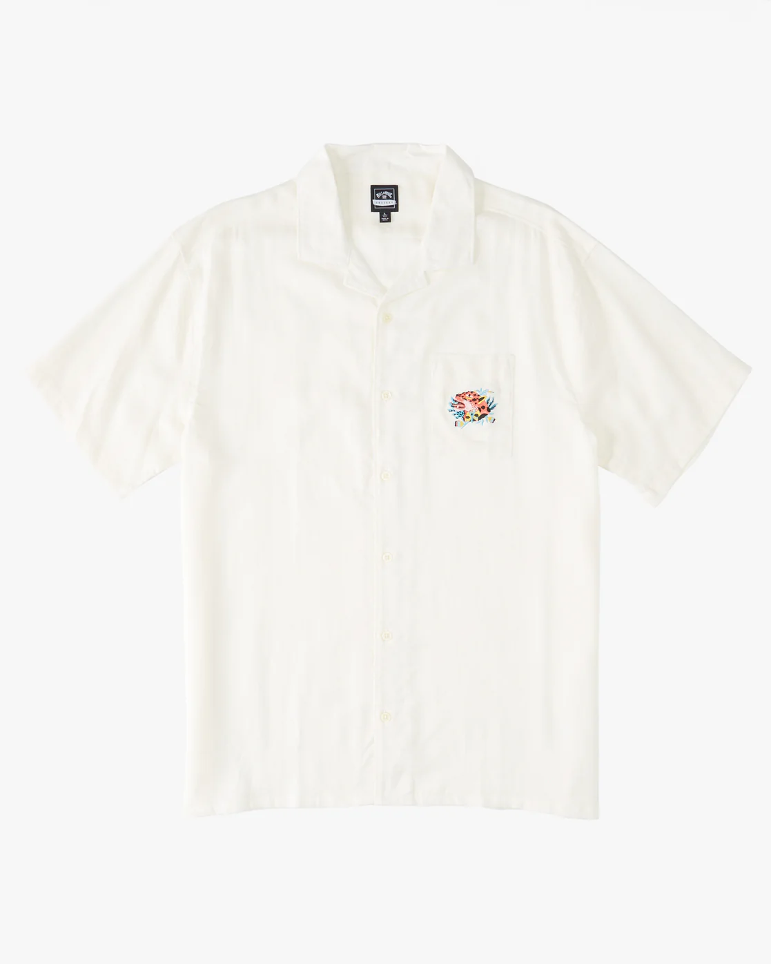 Billabong Zeledon Vacay Short Sleeve Shirt - Off White -Biliabong Outlet