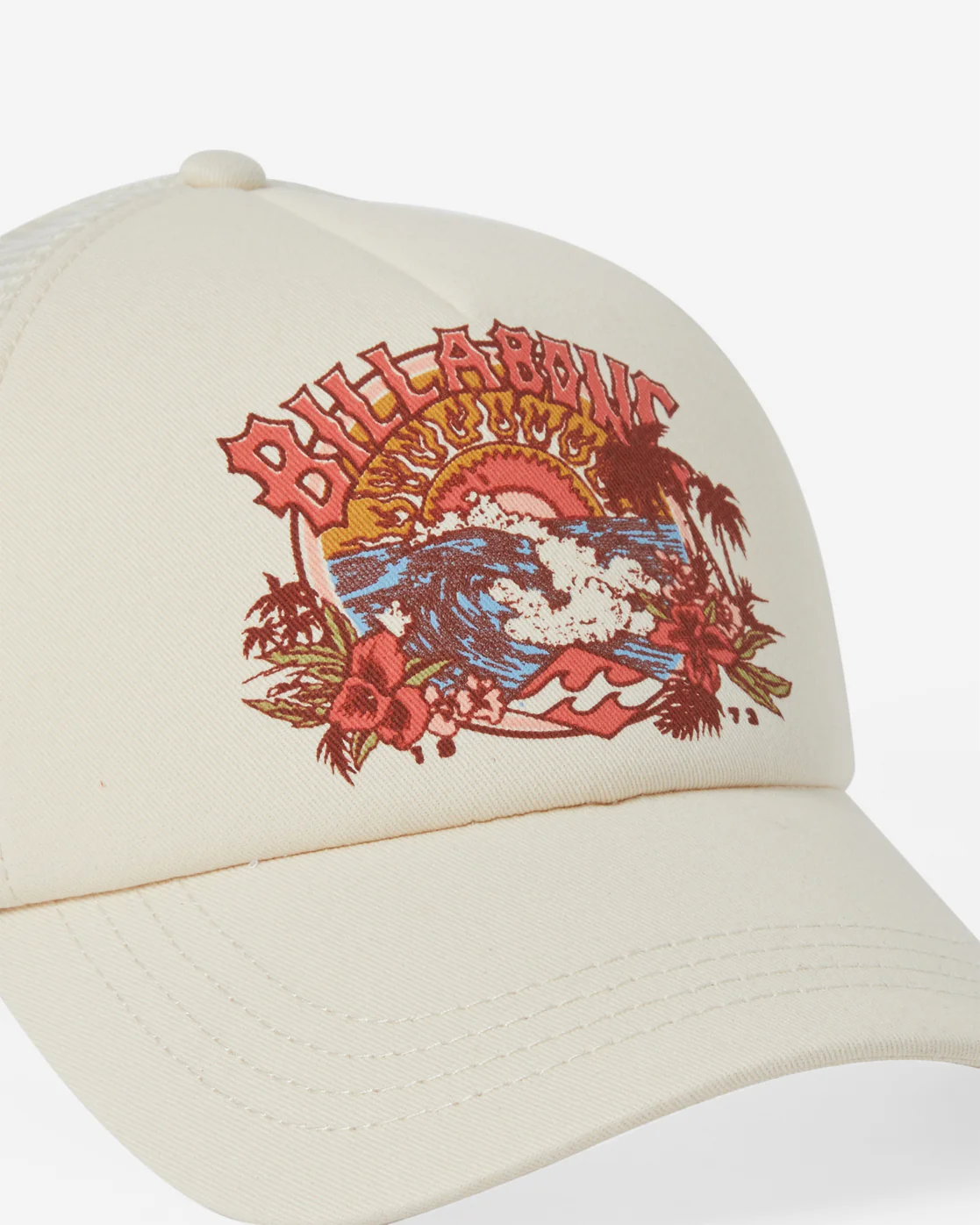 Billabong Aloha Forever Trucker Hat - White Cap -Biliabong Outlet
