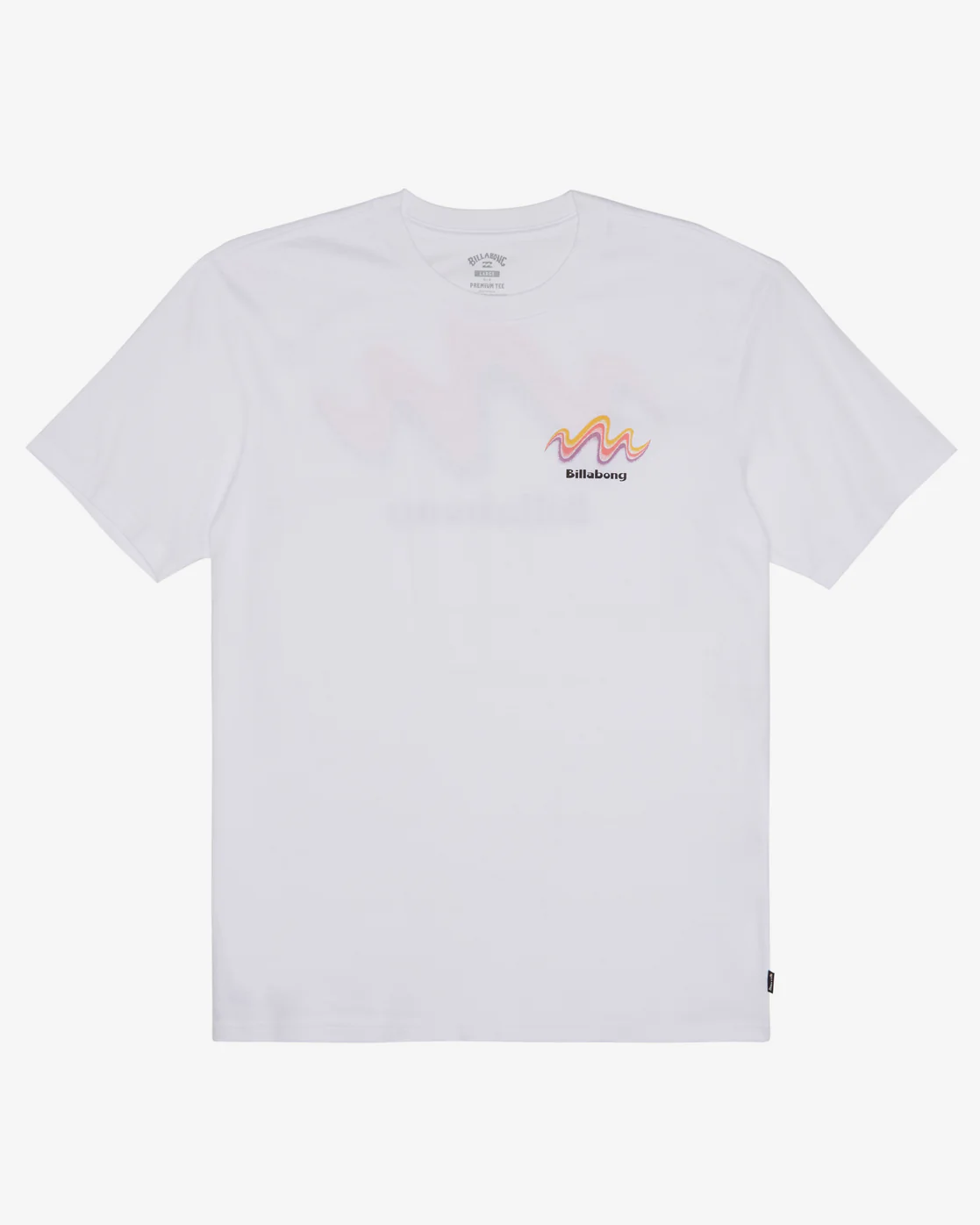 Billabong Segment Short Sleeve T-Shirt - White -Biliabong Outlet