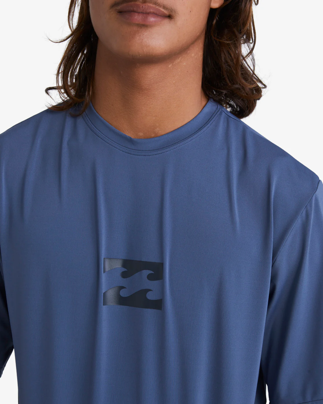 Billabong All Day Wave Loose Fit Short Sleeve Surf Tee - Slate Blue -Biliabong Outlet