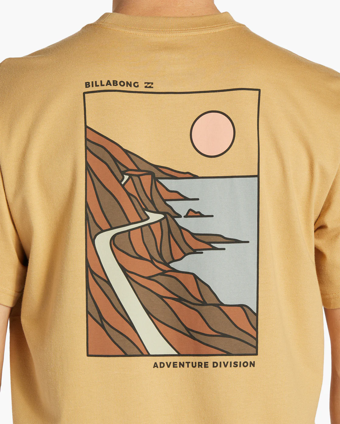 Billabong Gateway Short Sleeve T-Shirt - Dusty Gold -Biliabong Outlet