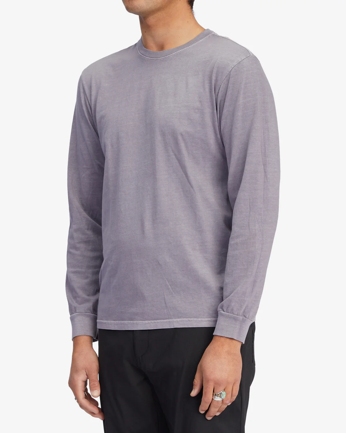 Billabong Essential Wave Washed Long Sleeve T-Shirt - Purple Haze -Biliabong Outlet