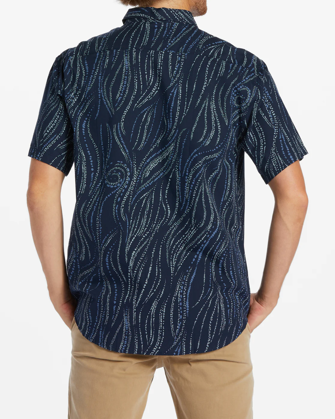 Billabong Sundays Mini Short Sleeve Shirt - Dark Blue -Biliabong Outlet