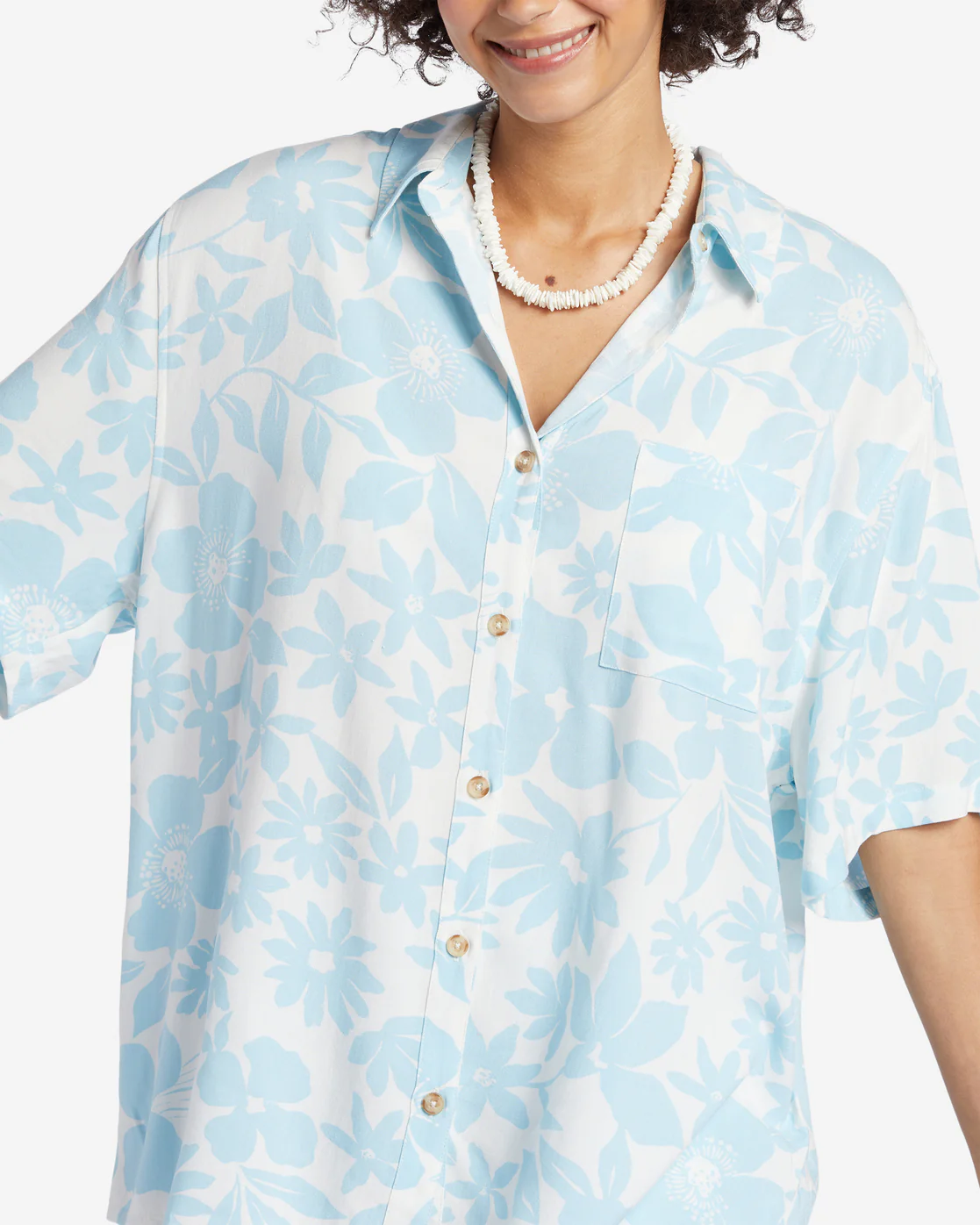 Billabong On Vacation Woven Shirt - Bliss Blue -Biliabong Outlet