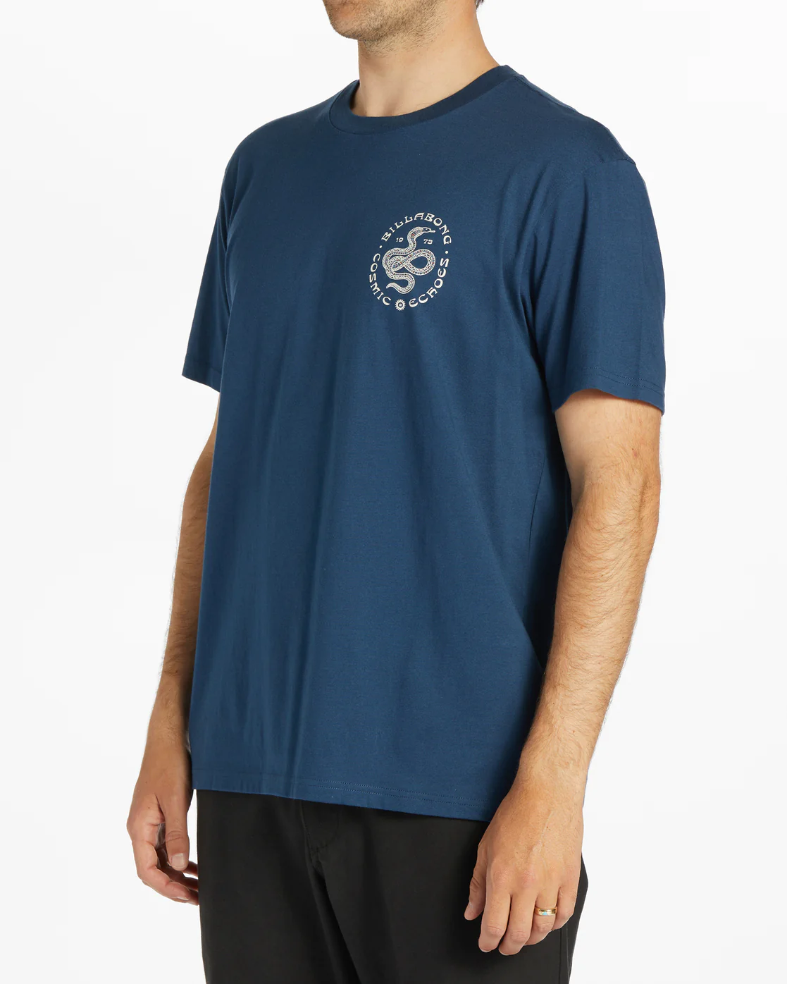 Billabong Coil Short Sleeve T-Shirt - Dark Blue -Biliabong Outlet