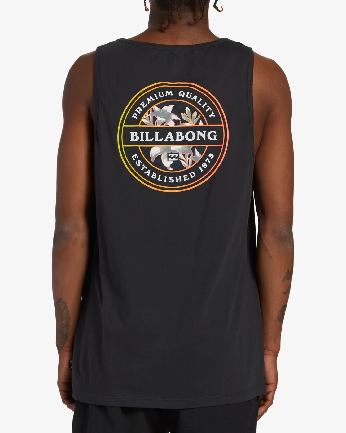 Billabong Rotor Tank - Washed Black -Biliabong Outlet