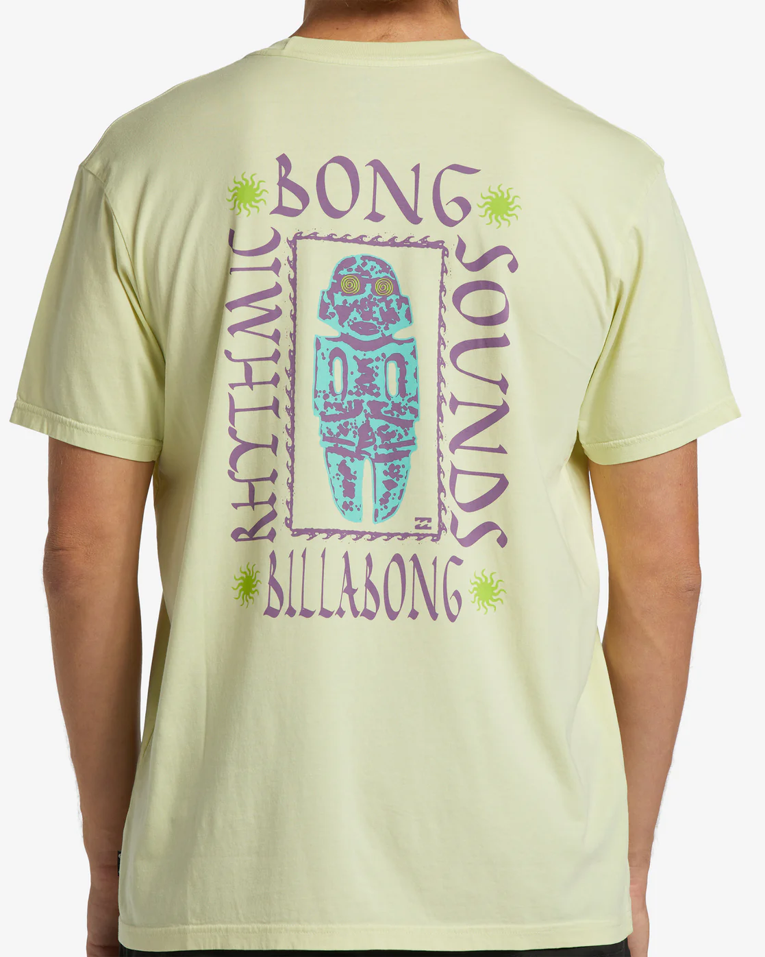 Billabong Rhythmic T-Shirt - Light Green -Biliabong Outlet