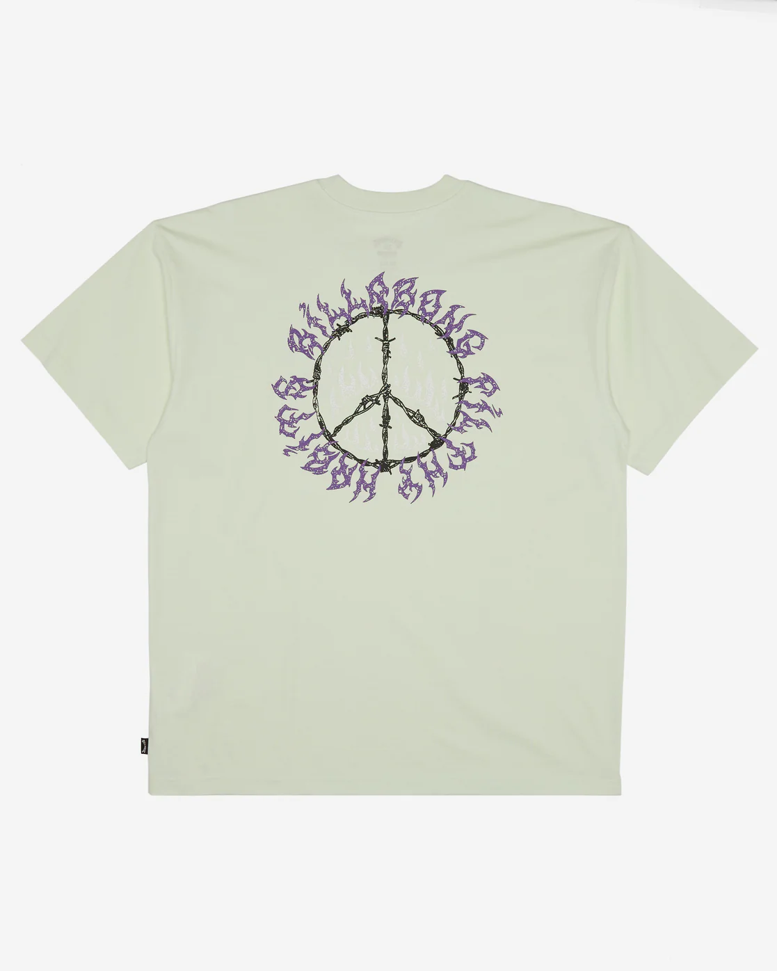 Billabong Harmony OG Short Sleeve T-Shirt - Mint Cream -Biliabong Outlet