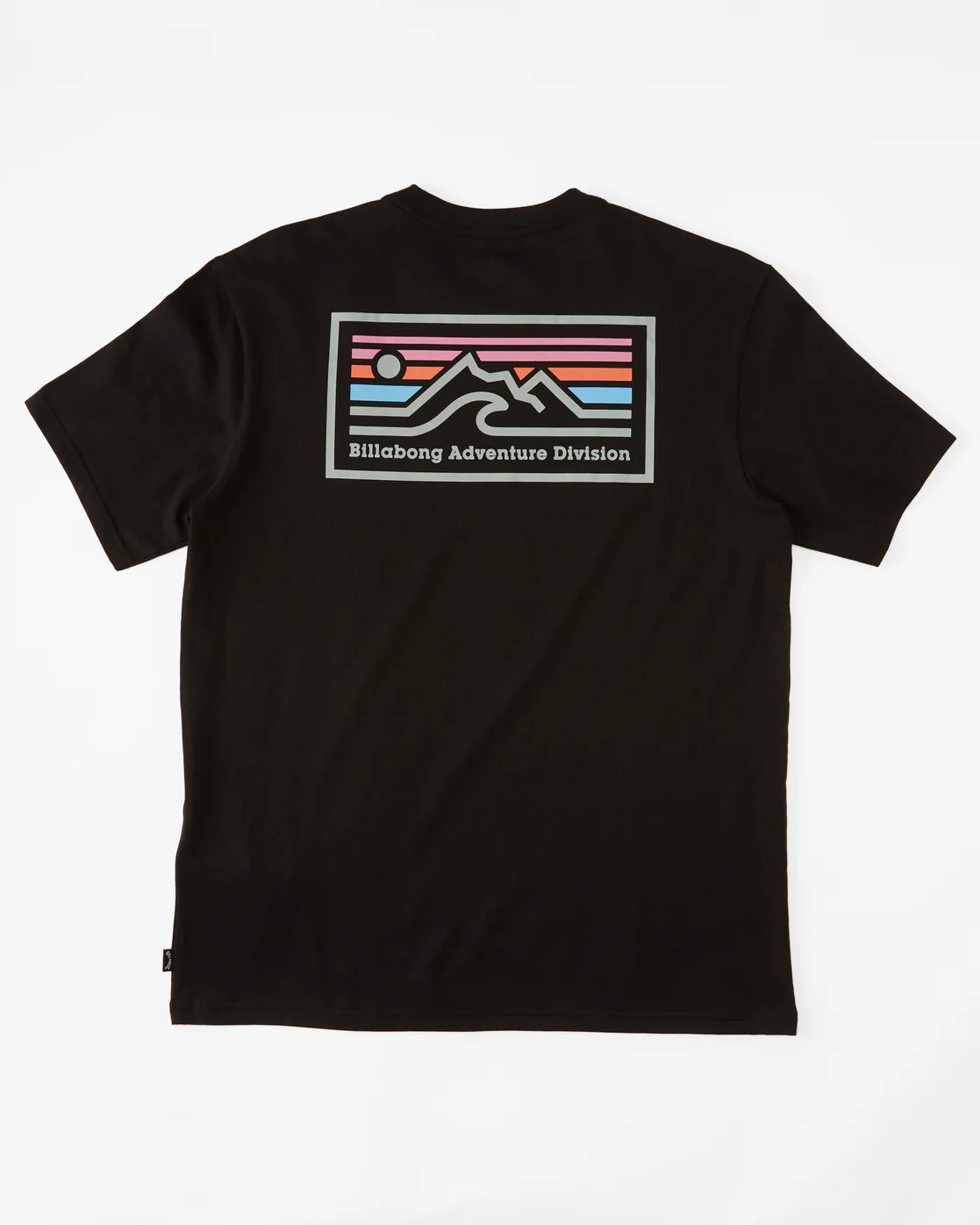 Billabong Length Short Sleeve T-Shirt - Black -Biliabong Outlet