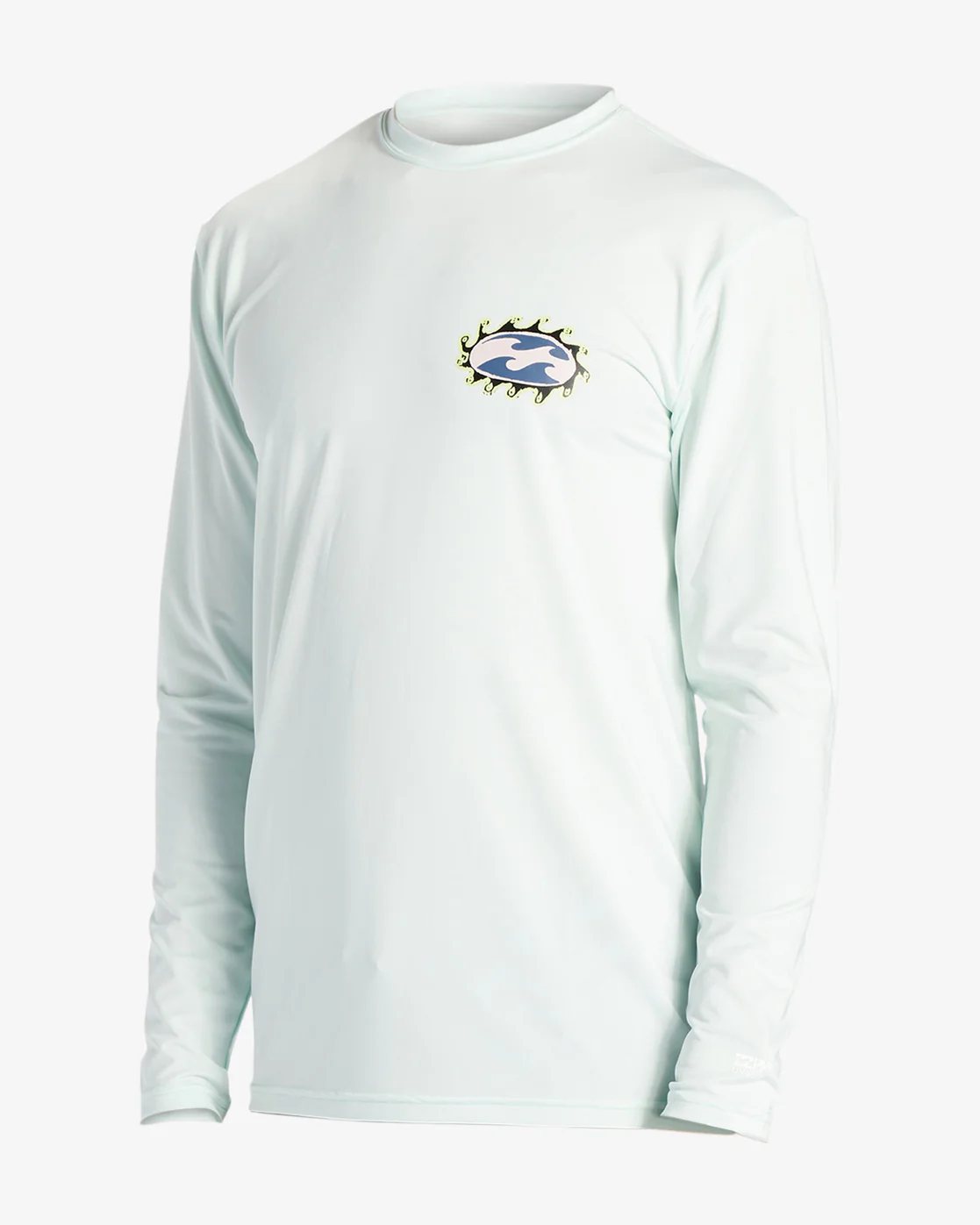 Billabong Crayon Wave Long Sleeve Upf 50 Surf T-Shirt - Seaglass -Biliabong Outlet