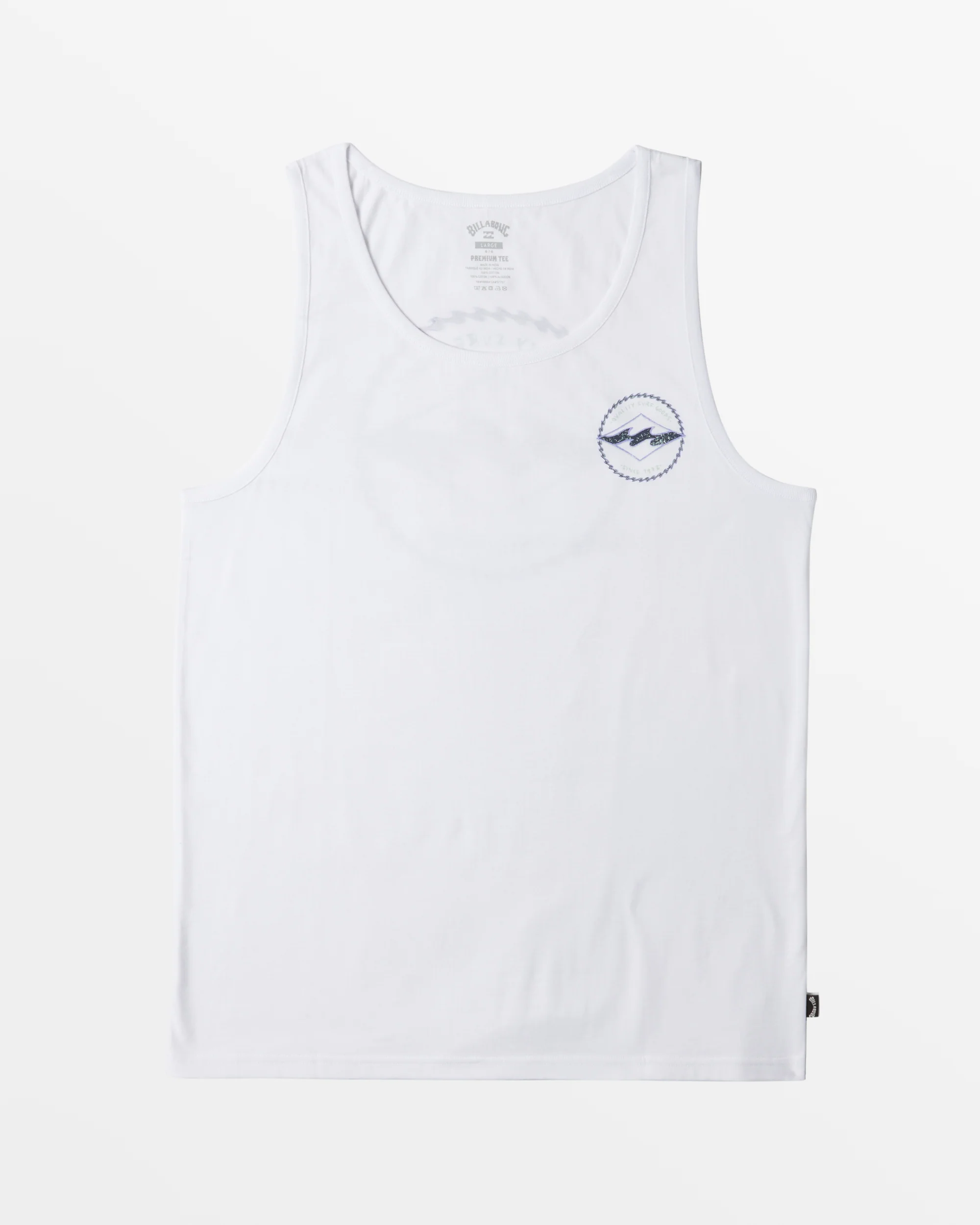 Billabong Rotor Diamond Tank - White -Biliabong Outlet