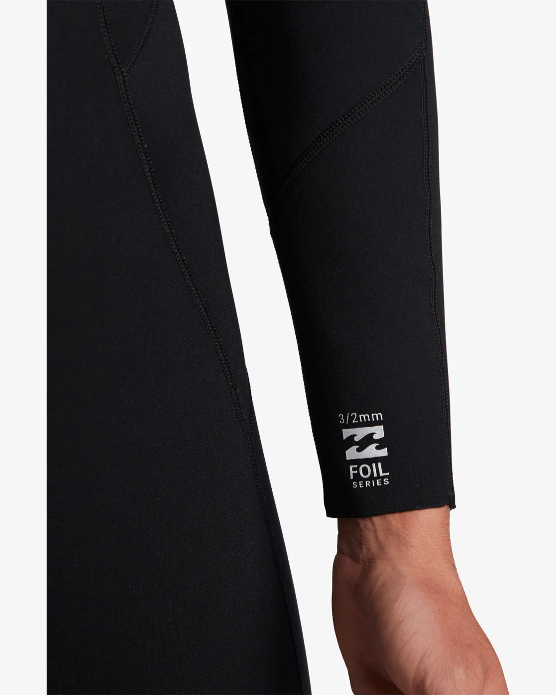Billabong 3/2mm Foil Back Zip Wetsuit - Black -Biliabong Outlet