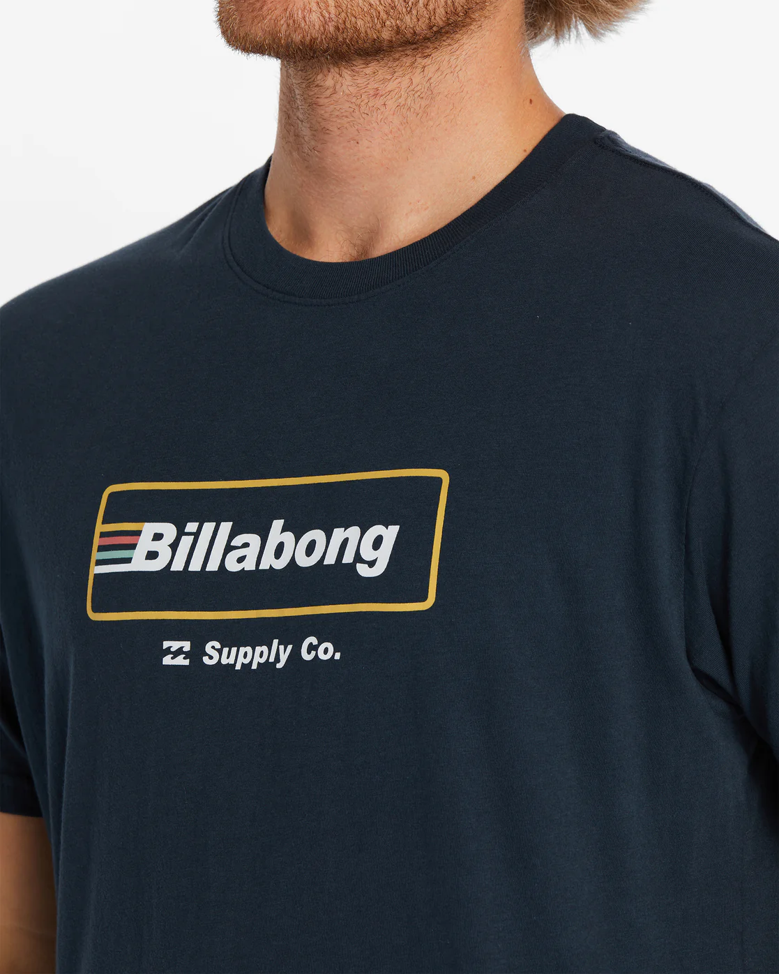 Billabong Walled Ii Short Sleeve T-Shirt - Navy -Biliabong Outlet