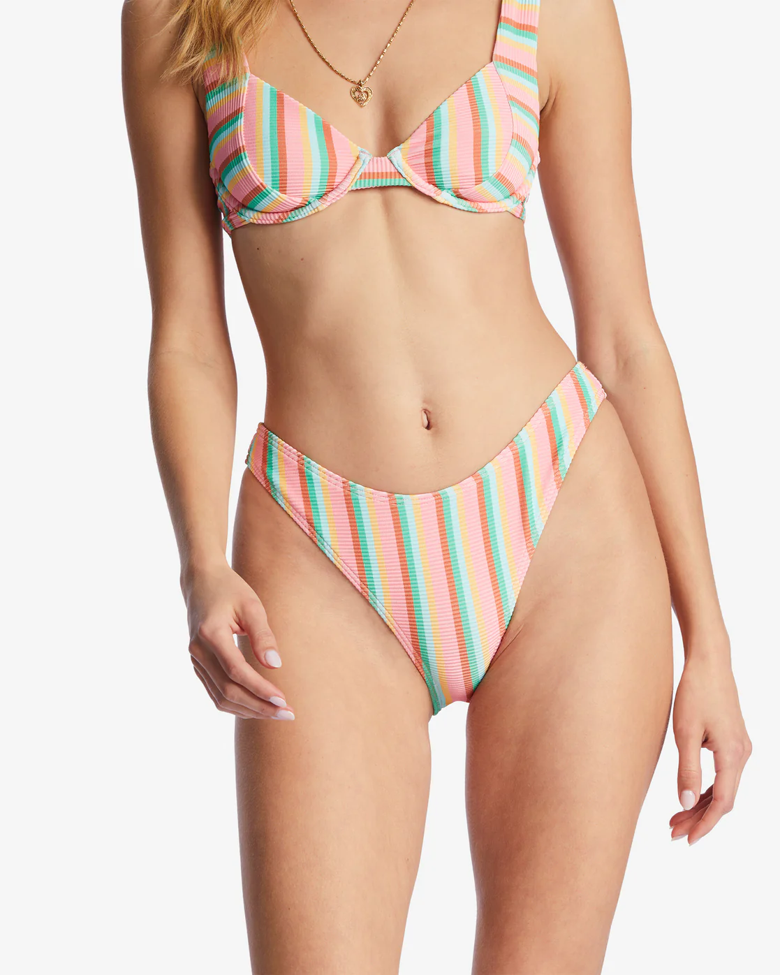Billabong Island Glow Tanlines Hike Bikini Bottoms - Multi -Biliabong Outlet