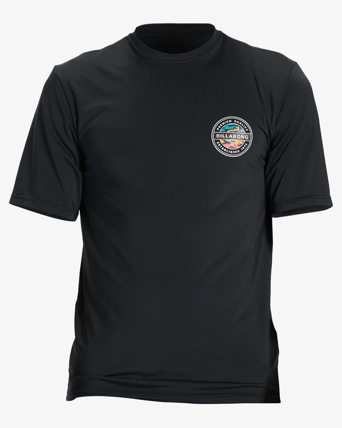 Billabong Rotor Loose Fit Short Sleeve UPF 50 Surf T-Shirt - Black -Biliabong Outlet