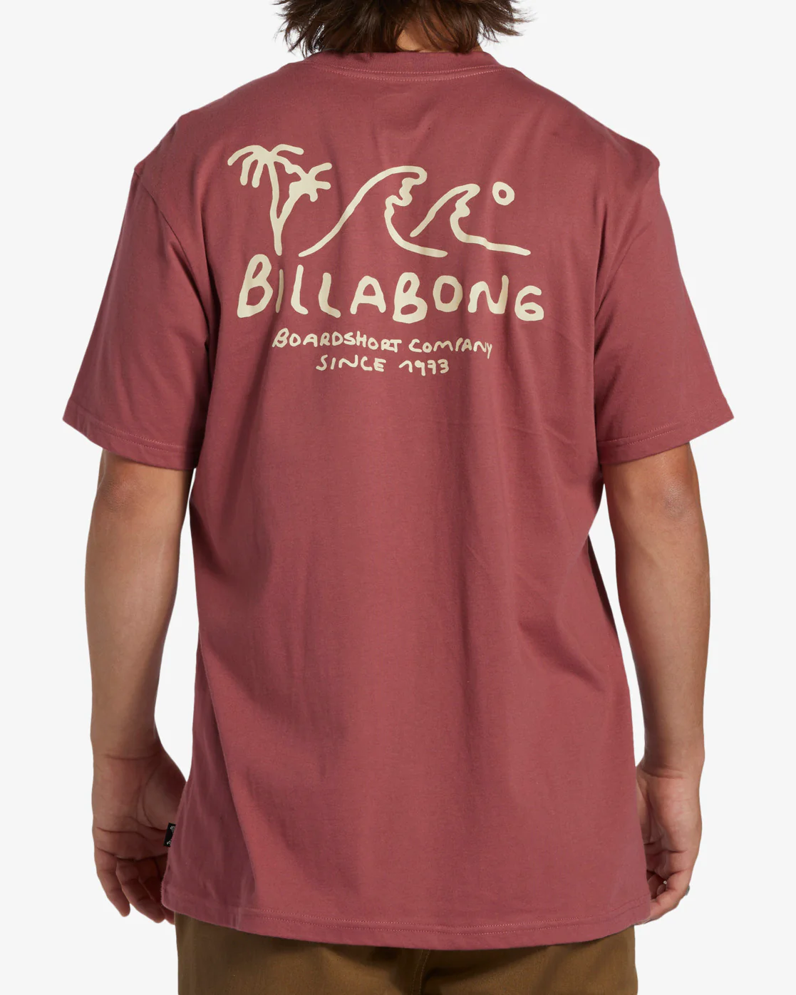 Billabong Lounge Short Sleeve T-Shirt - Rose Dust -Biliabong Outlet