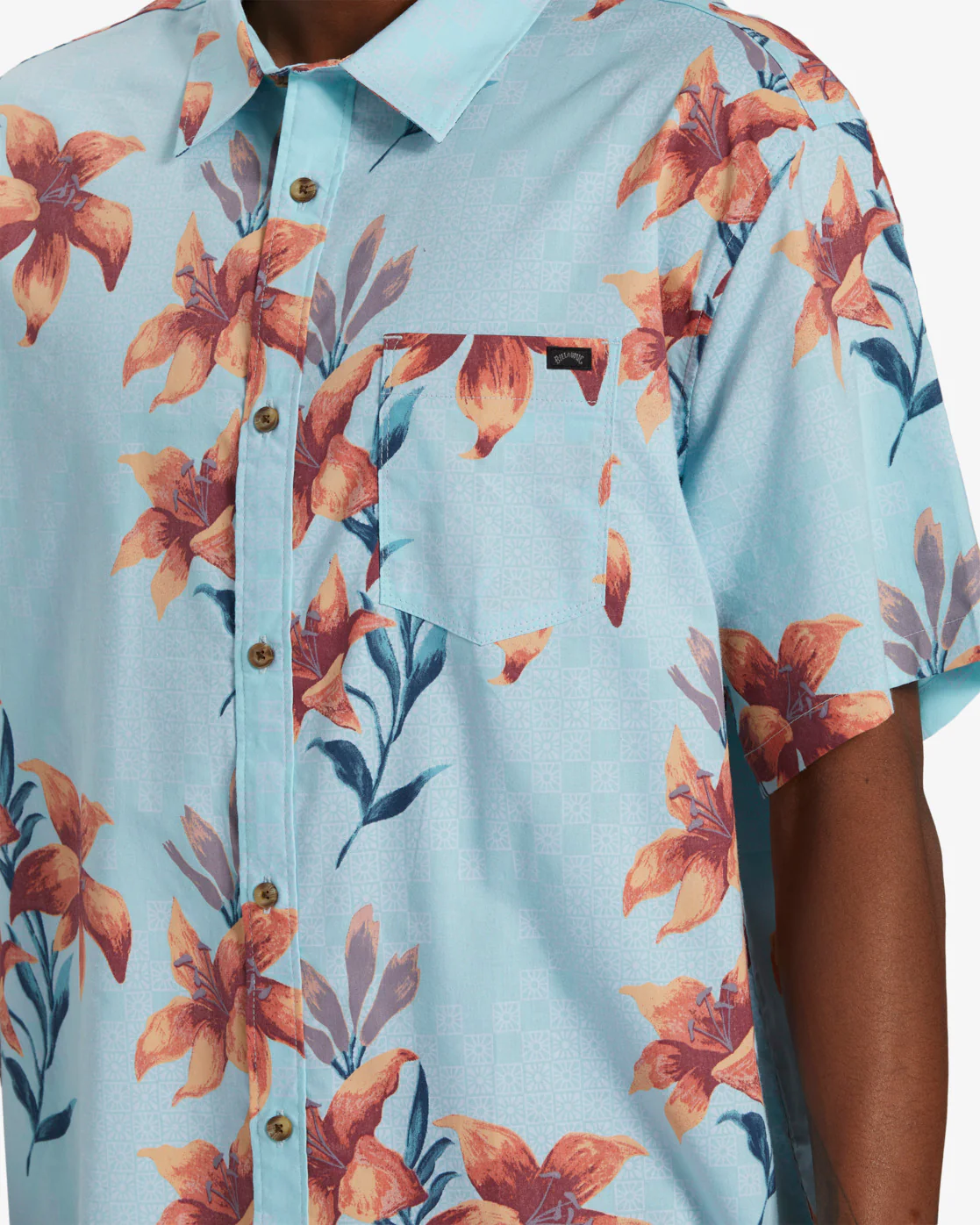 Billabong Sundays Short Sleeve Shirt - Splash -Biliabong Outlet