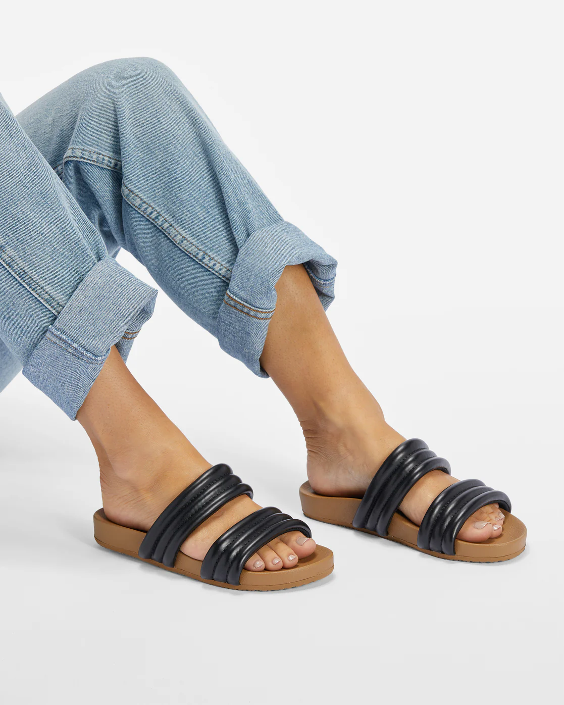 Billabong Laney Sandals - Off Black -Biliabong Outlet