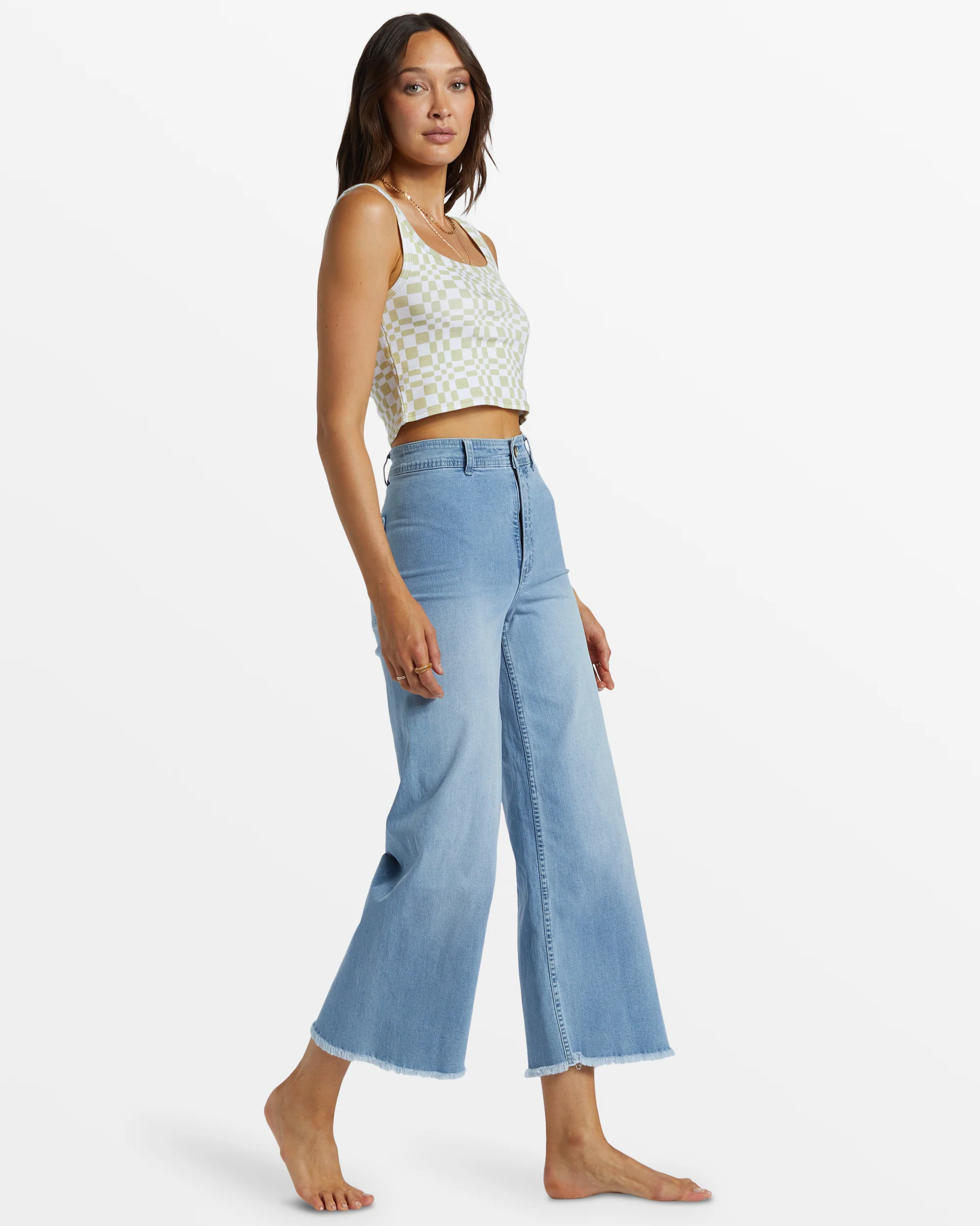 Billabong Free Fall Indigo Wide-Leg Jeans - Surf Spray -Biliabong Outlet