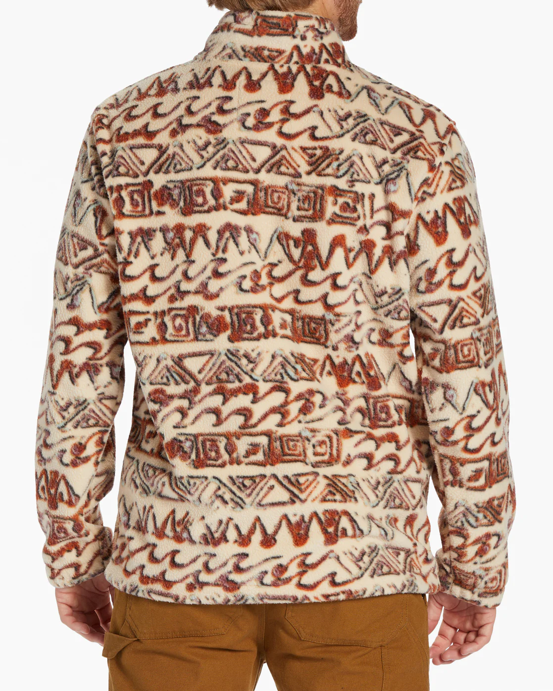 Billabong Boundary Half-Zip Mock Neck Fleece - Chino -Biliabong Outlet