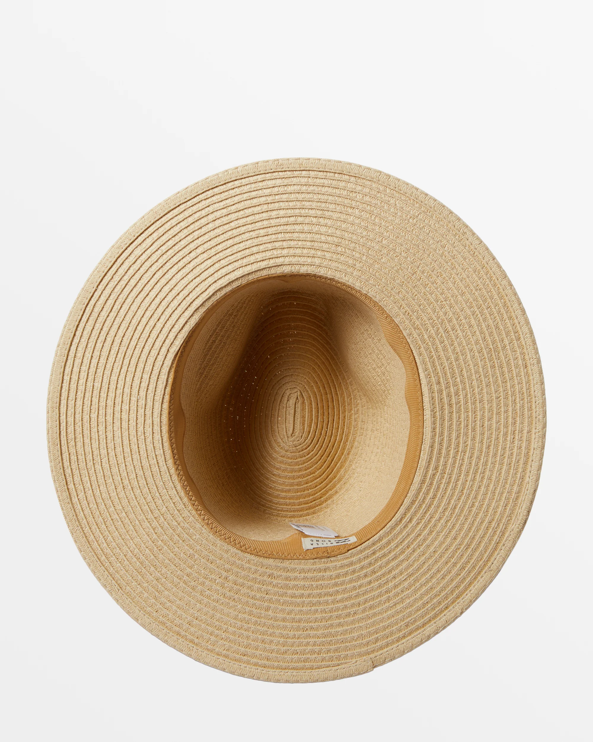 Billabong Tides Packable Straw Fedora - Natural -Biliabong Outlet