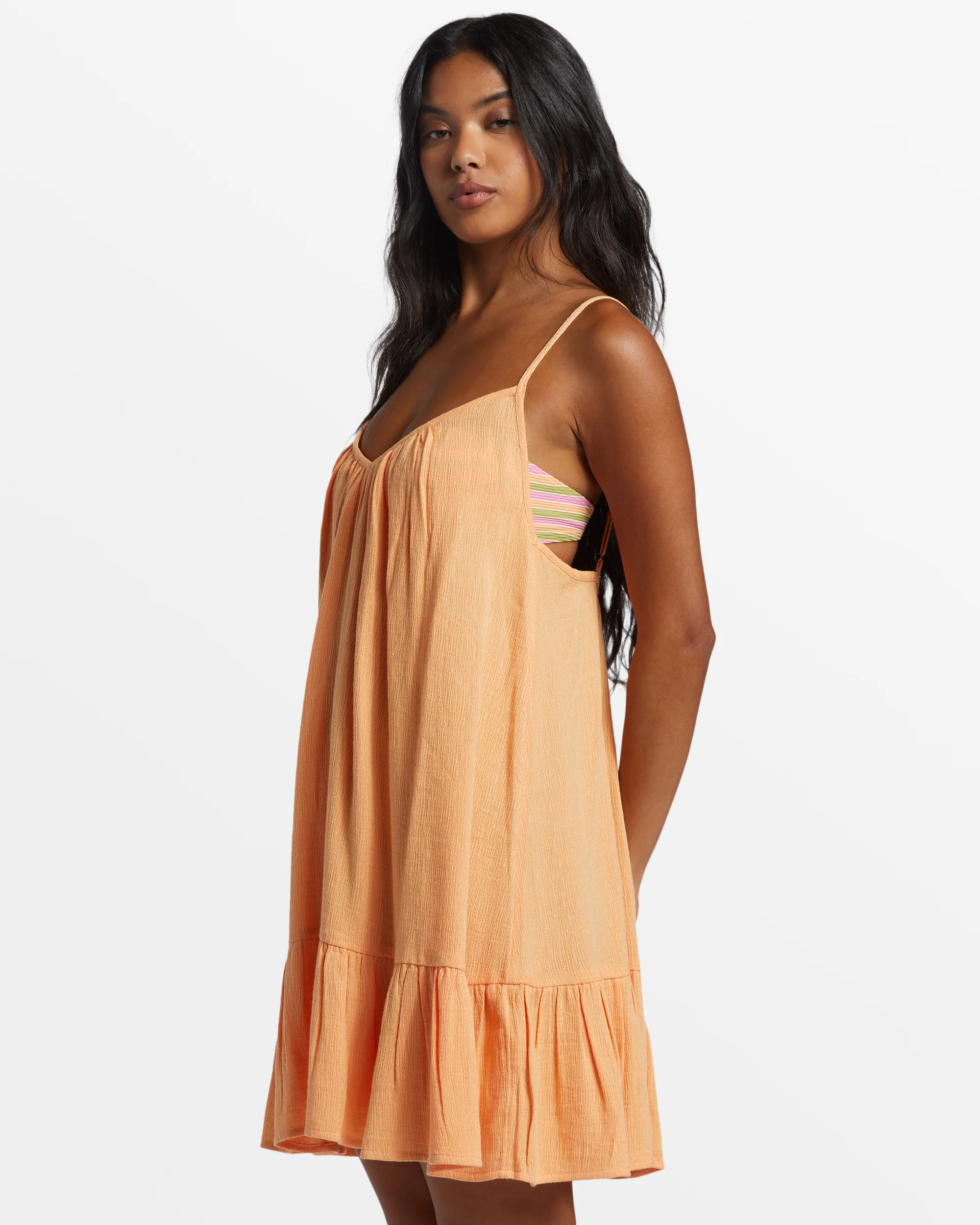 Billabong Beach Vibes Beach Cover-Up - Tangy Peach -Biliabong Outlet