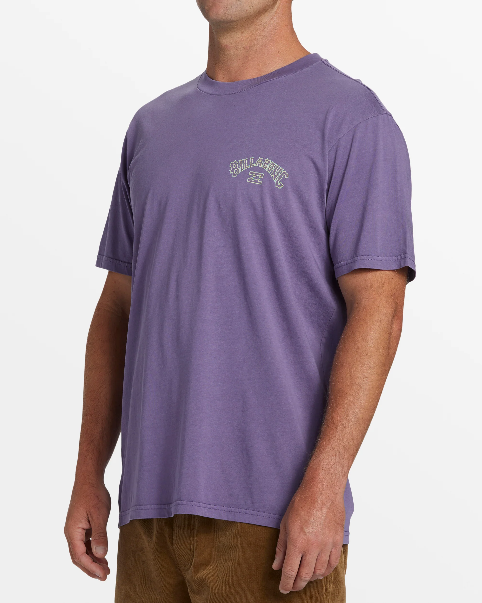 Billabong Arch Wash T-Shirt - Deep Plum -Biliabong Outlet