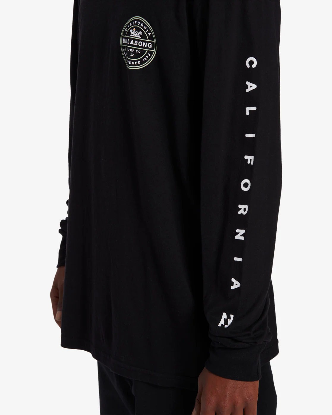 Billabong Rotor California Long Sleeve T-Shirt - Black -Biliabong Outlet