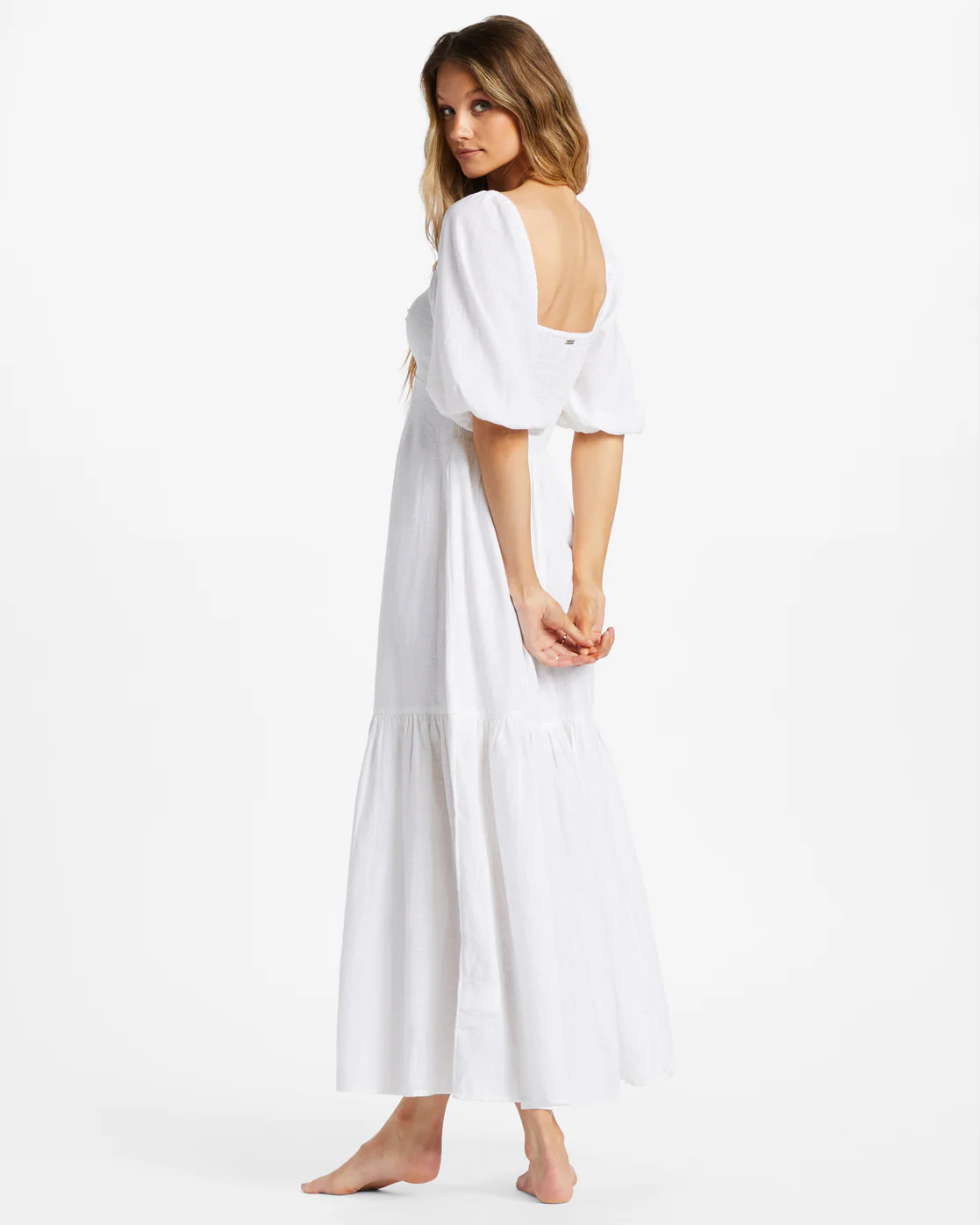 Billabong Paradise Cove Maxi Dress - Salt Crystal -Biliabong Outlet