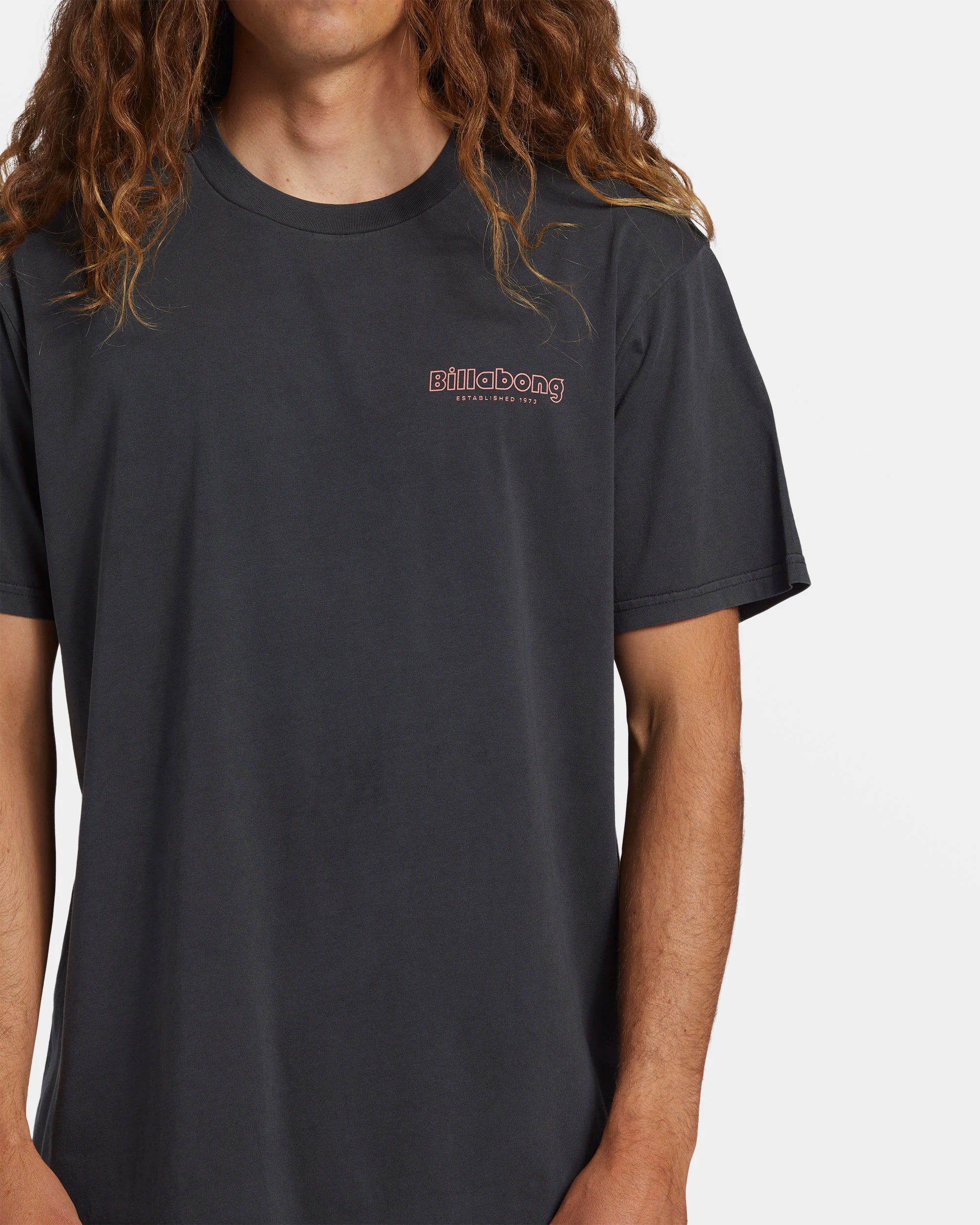 Billabong Layback T-Shirt - Washed Black -Biliabong Outlet