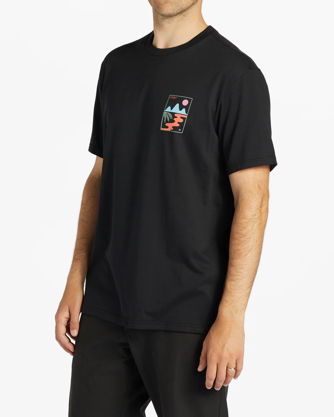 Billabong Shine Short Sleeve T-Shirt - Black -Biliabong Outlet