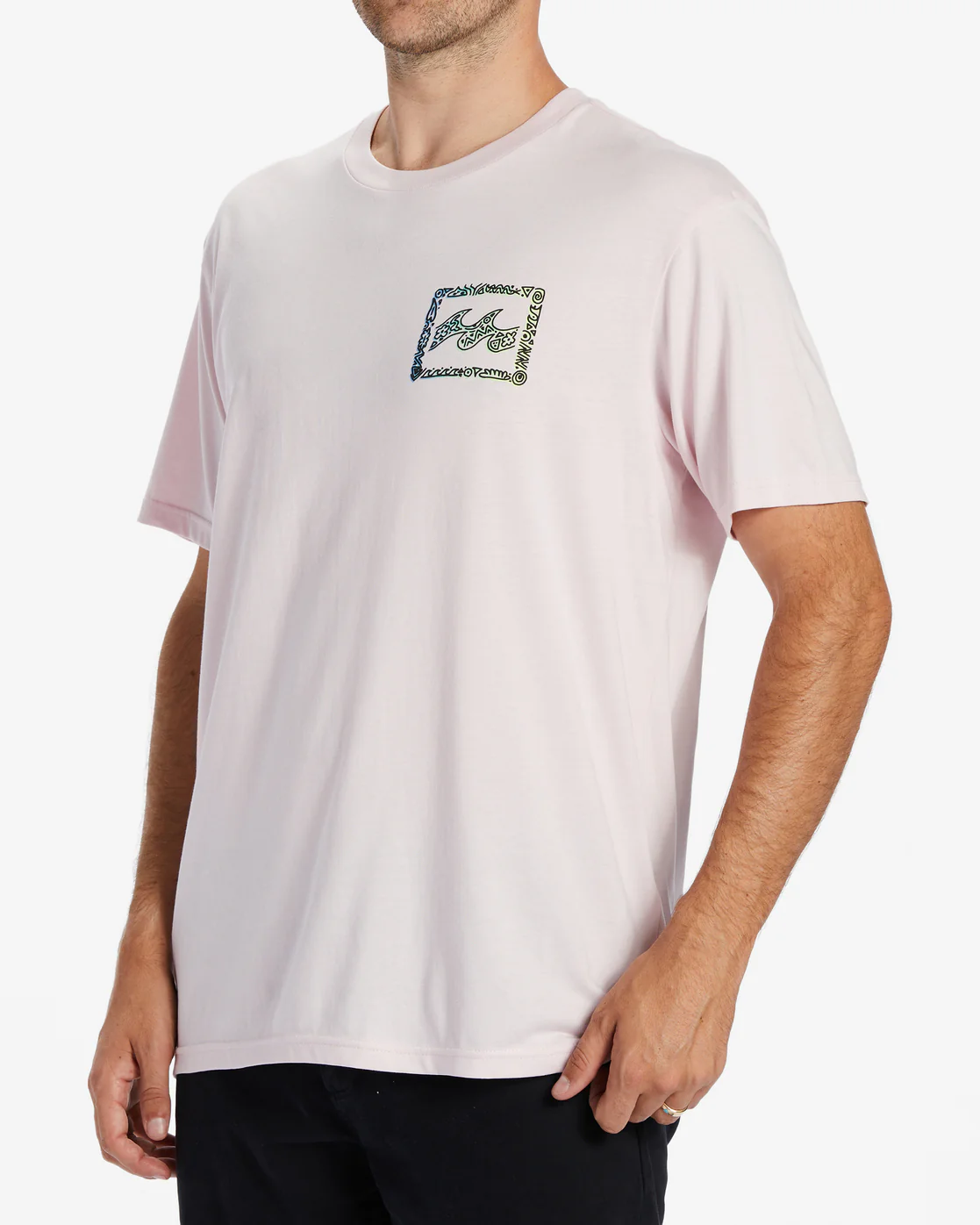 Billabong Crayon Wave T-Shirt - Pastel -Biliabong Outlet
