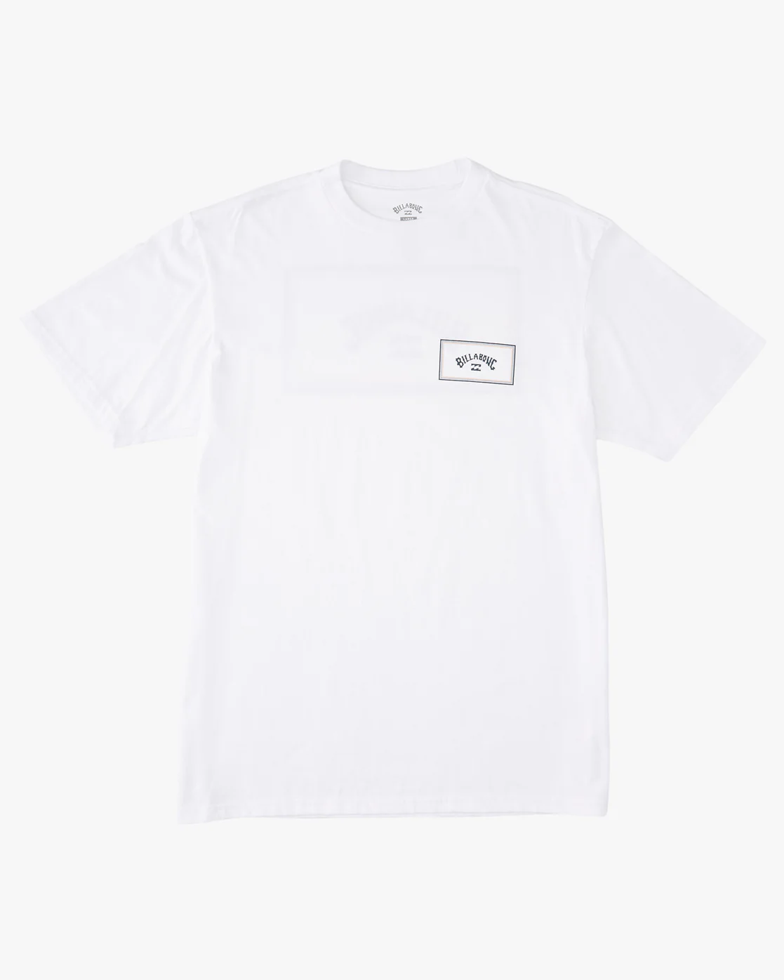Billabong Arch Block Short Sleeve T-Shirt - White -Biliabong Outlet