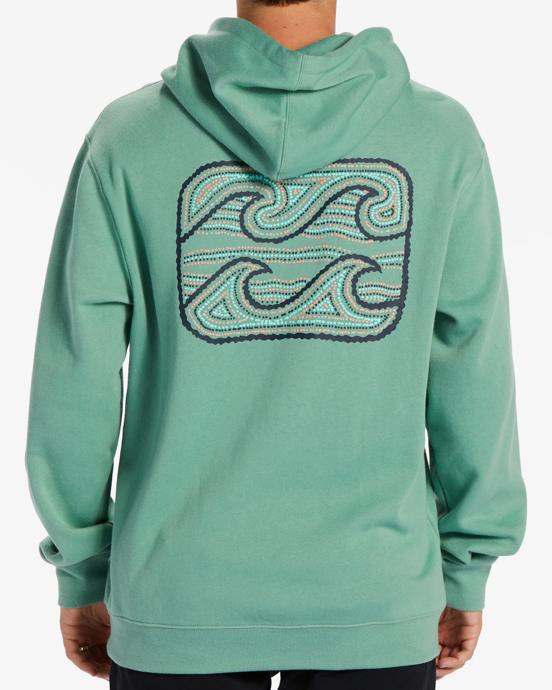 Billabong Short Sands Hoodie - Dusty Green -Biliabong Outlet