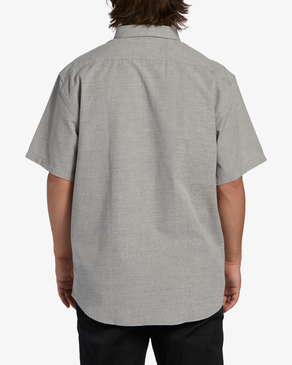 Billabong All Day Short Sleeve Shirt - Light Grey -Biliabong Outlet