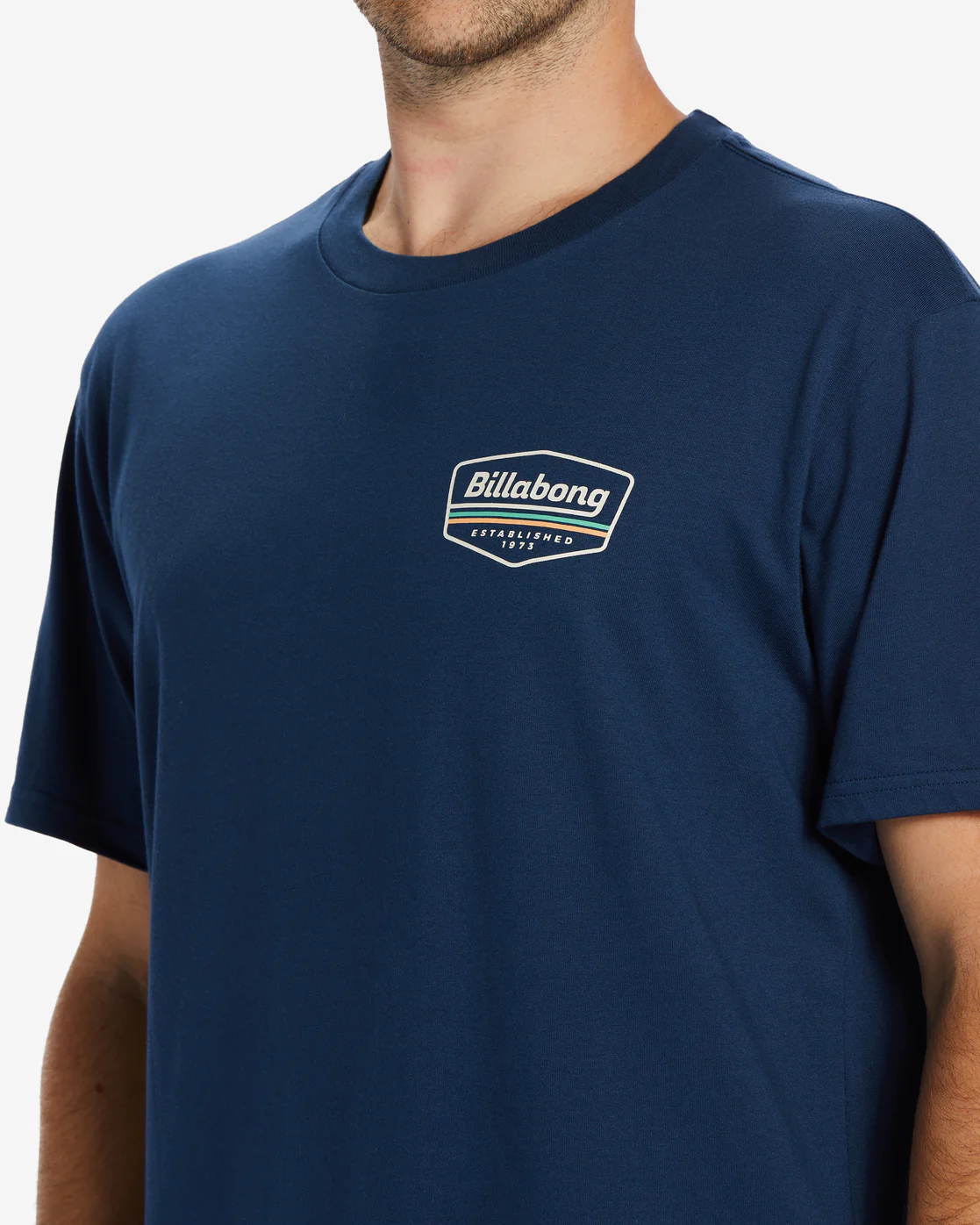 Billabong Walled T-Shirt - Dark Blue -Biliabong Outlet