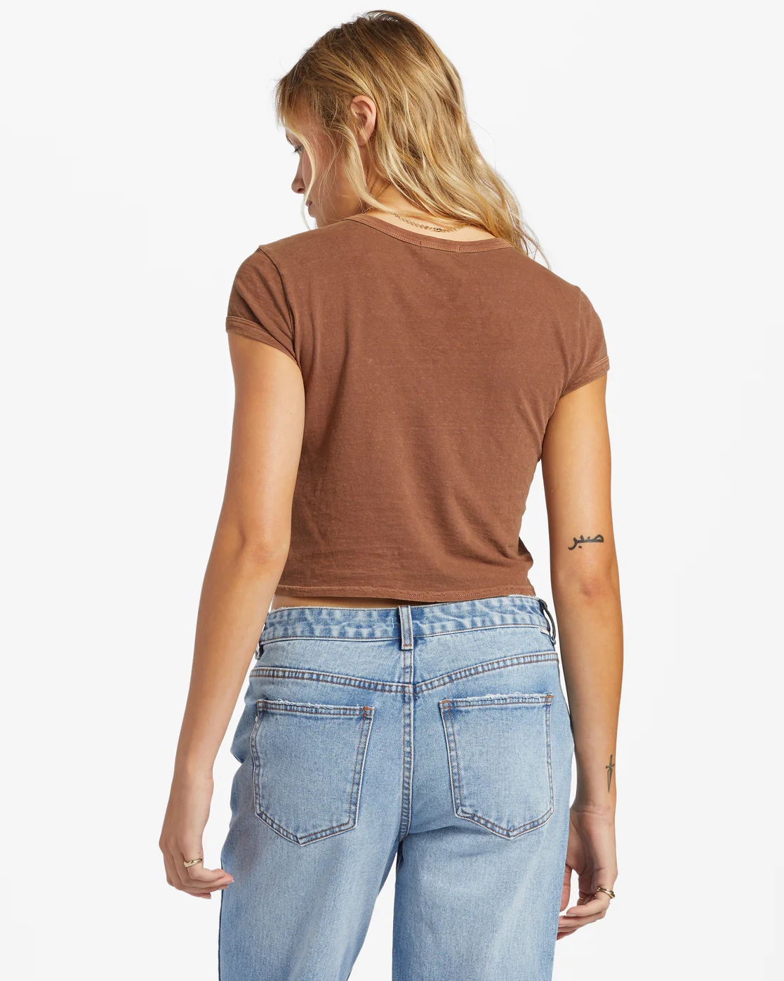 Billabong Daily Tee Knit - Toasted Coconut -Biliabong Outlet