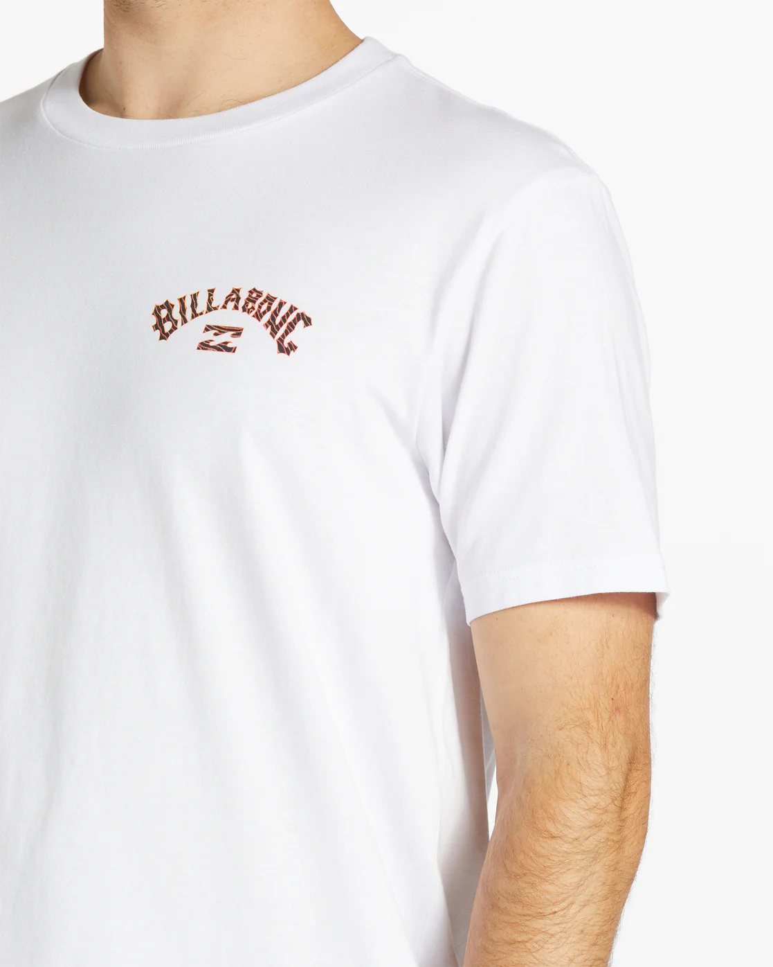 Billabong Arch Fill Short Sleeve T-Shirt - White -Biliabong Outlet