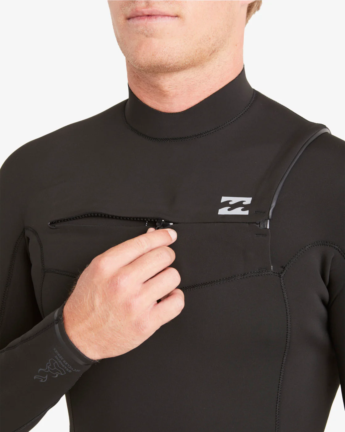 Billabong 3/2 Absolute Chest Zip Full Wetsuit - Black -Biliabong Outlet