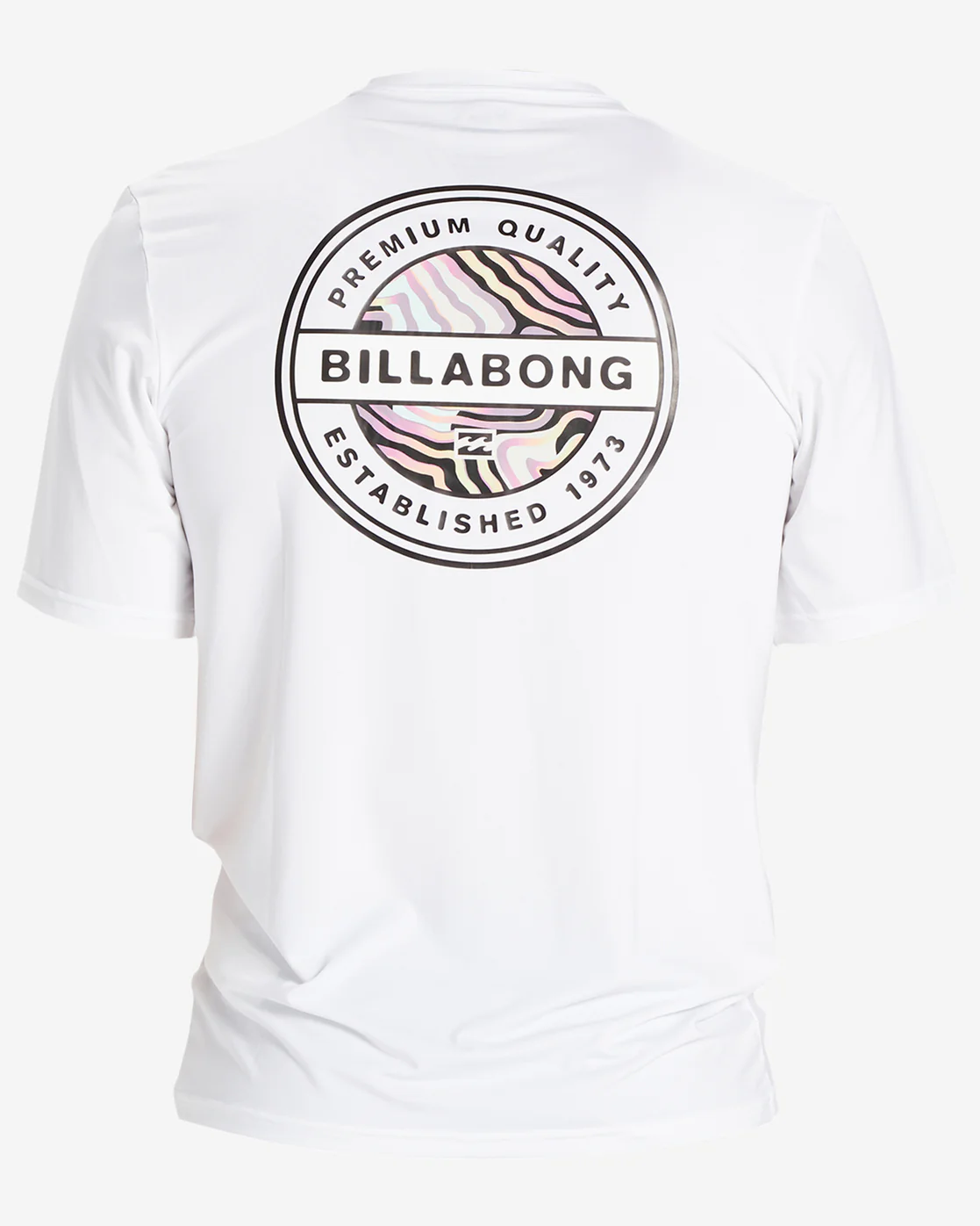 Billabong Rotor Loose Fit Short Sleeve UPF 50 Surf T-Shirt - White -Biliabong Outlet