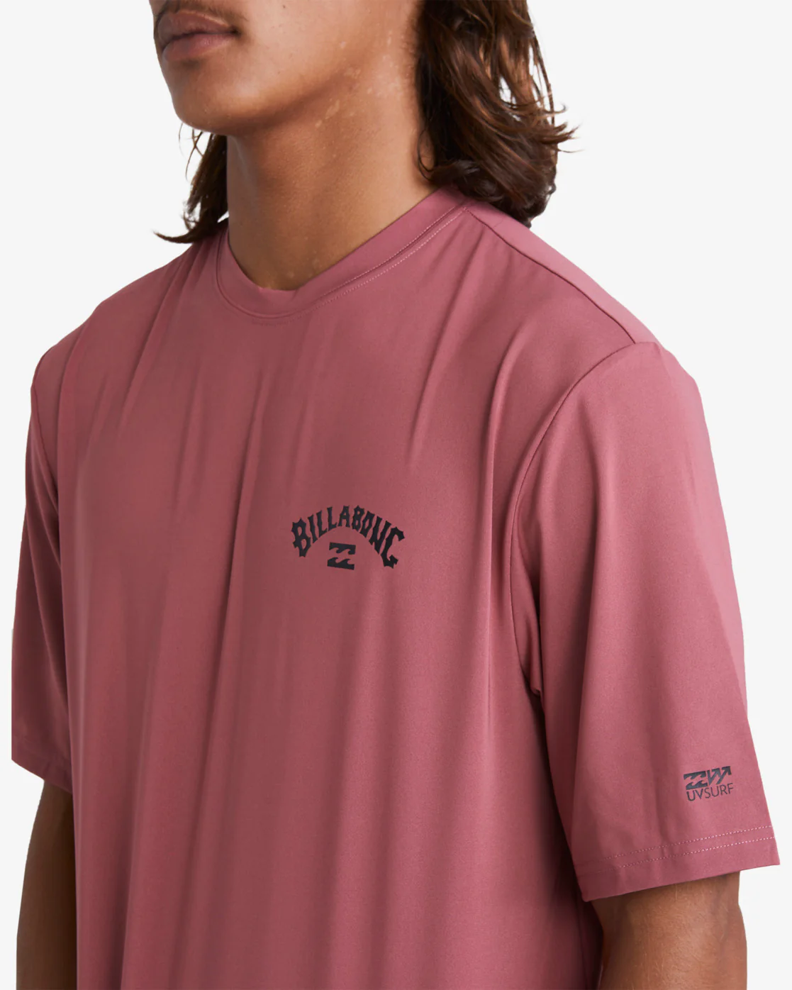Billabong Arch Wave Loose Fit Short Sleeve Surf Tee - Rose Dust -Biliabong Outlet