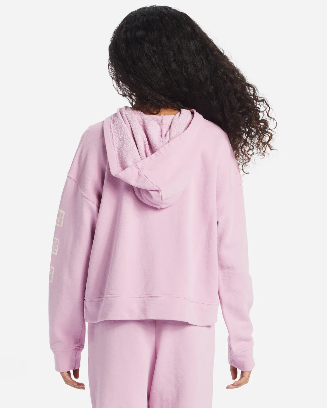 Billabong Girls Perfect Weekend Mini Crew Neck Sweatshirt - Lavender Kiss -Biliabong Outlet